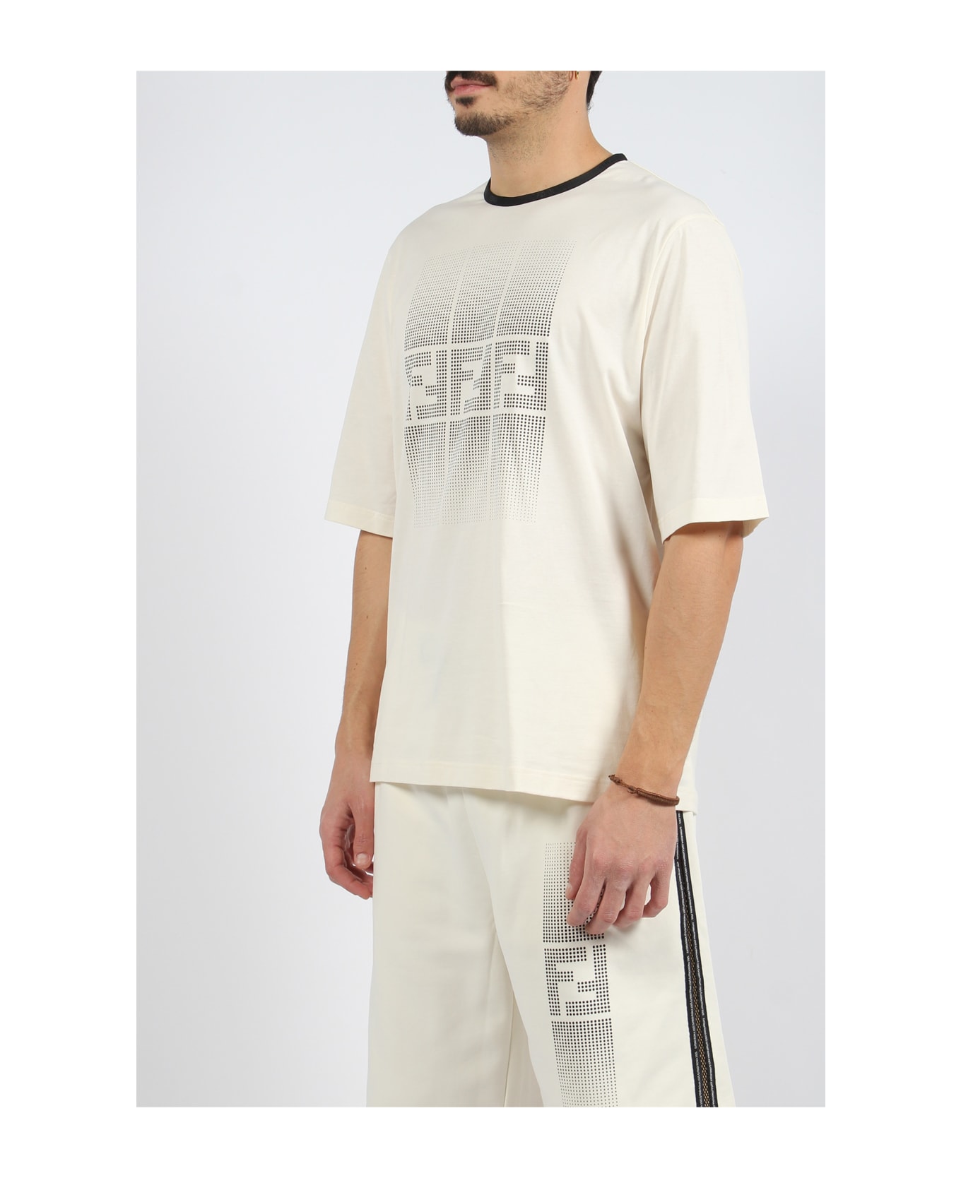 Fendi Gradient Ff T-shirt - White シャツ