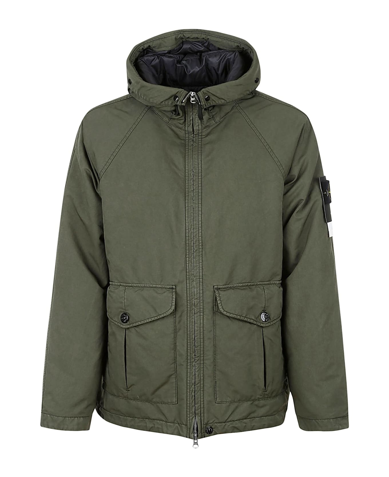 Stone Island David Tc Down Jacket - Green