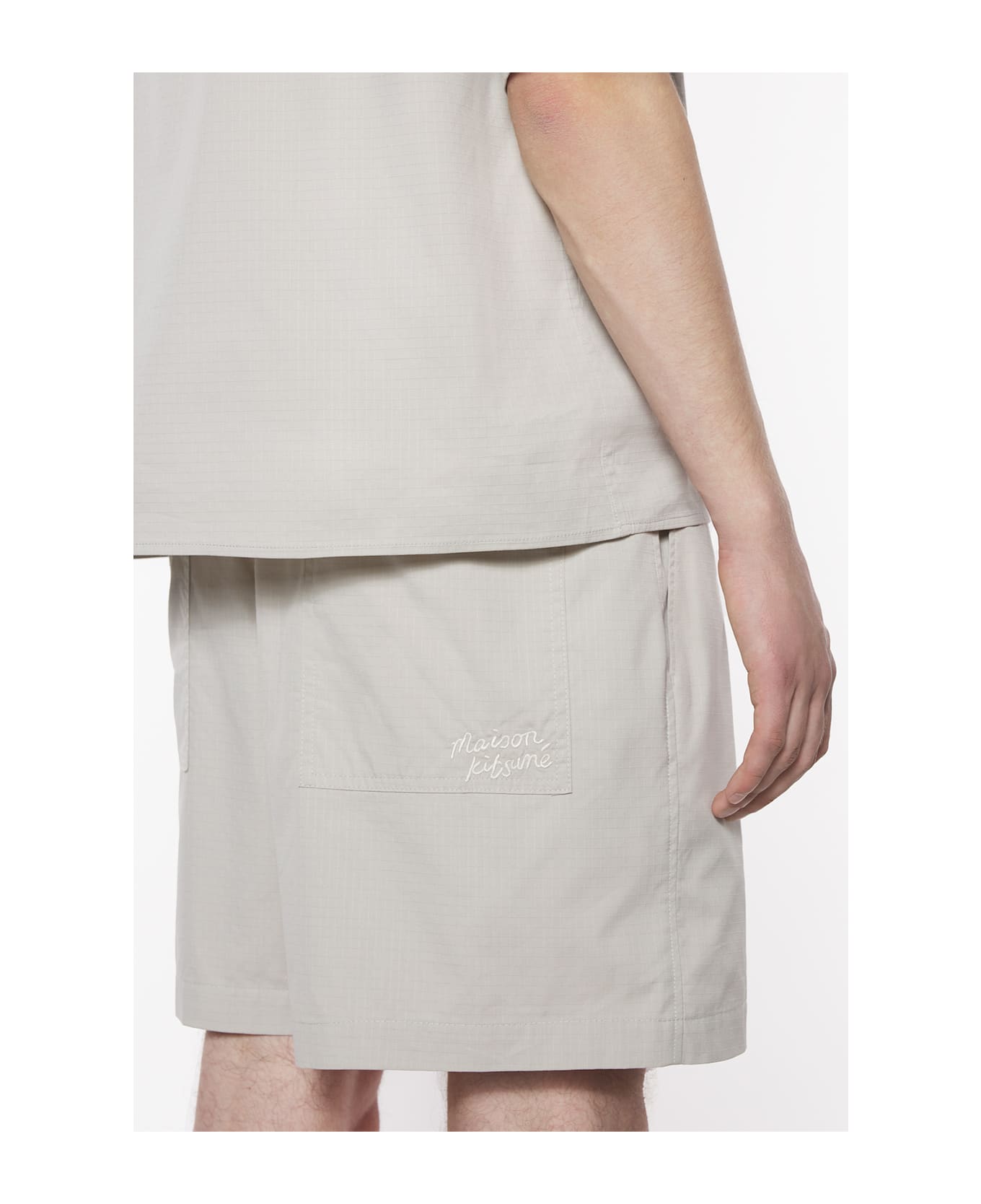 Maison Kitsuné Elasticated Shorts - Truffle