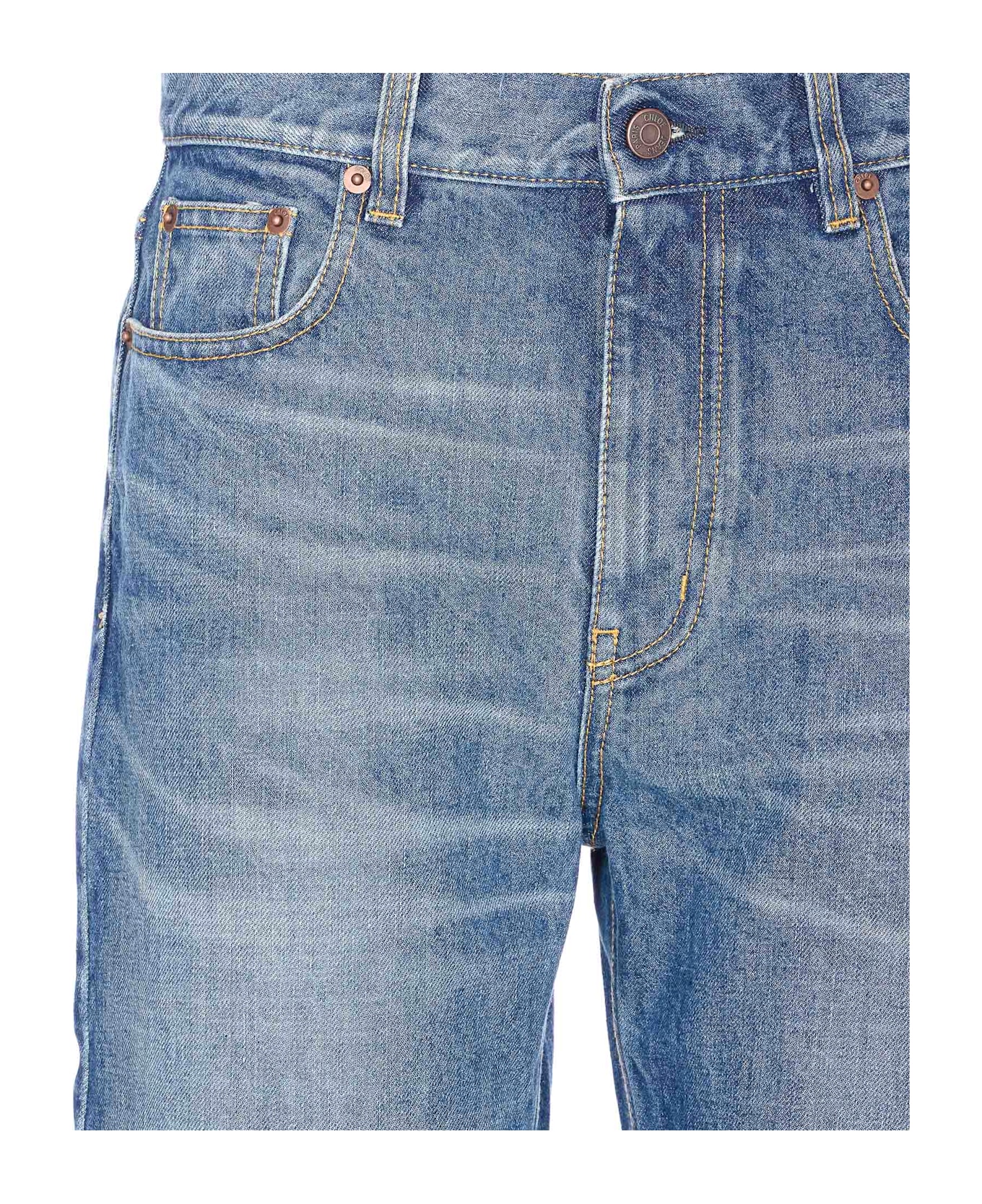Chloé Straight Denim Jeans - Blue