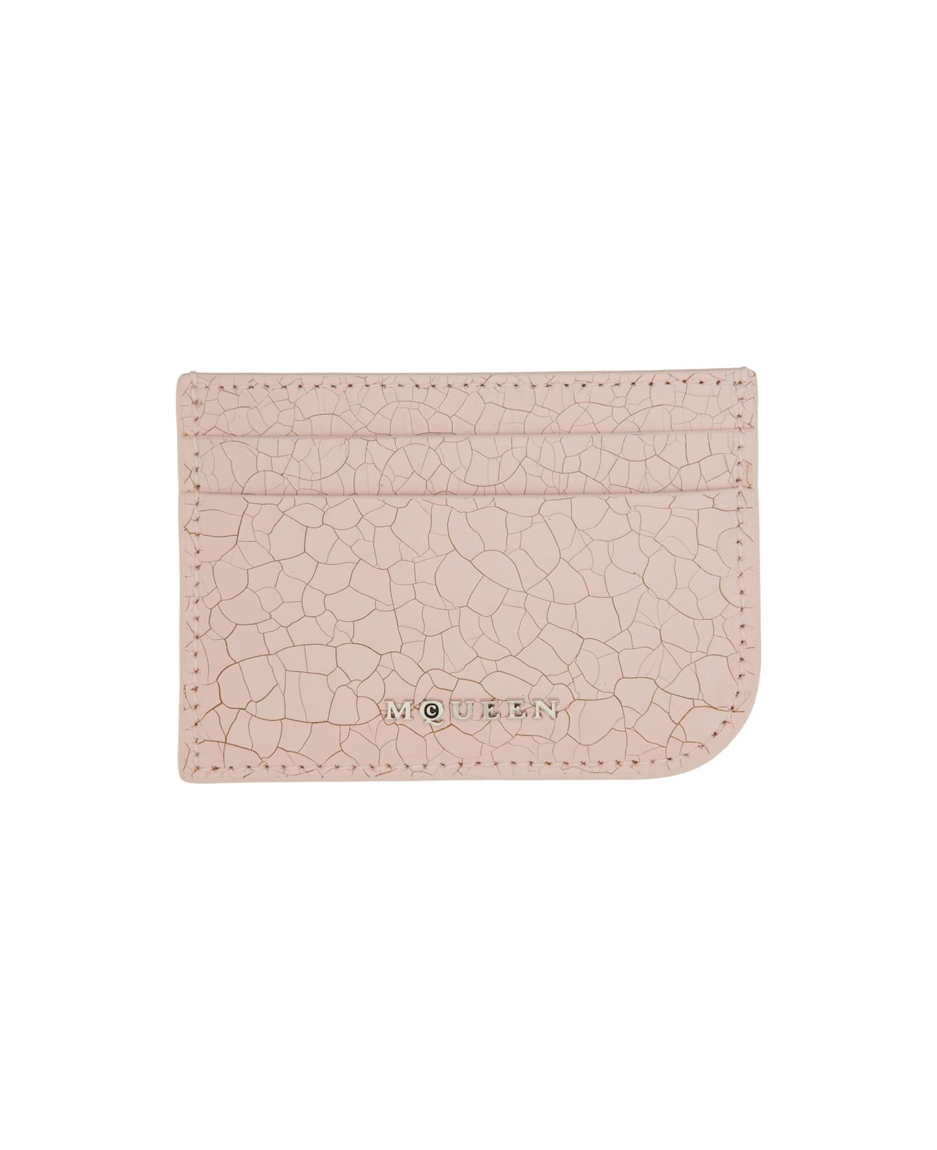 Alexander McQueen Leather Card Holder - PINK