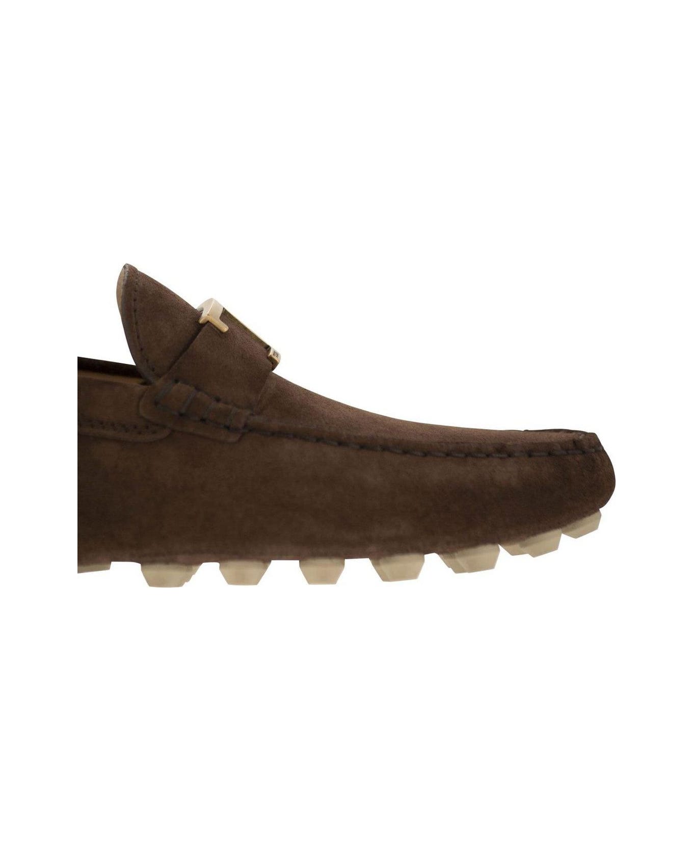 Tod's Gommino T Timeless Slip-on Loafers - Brown