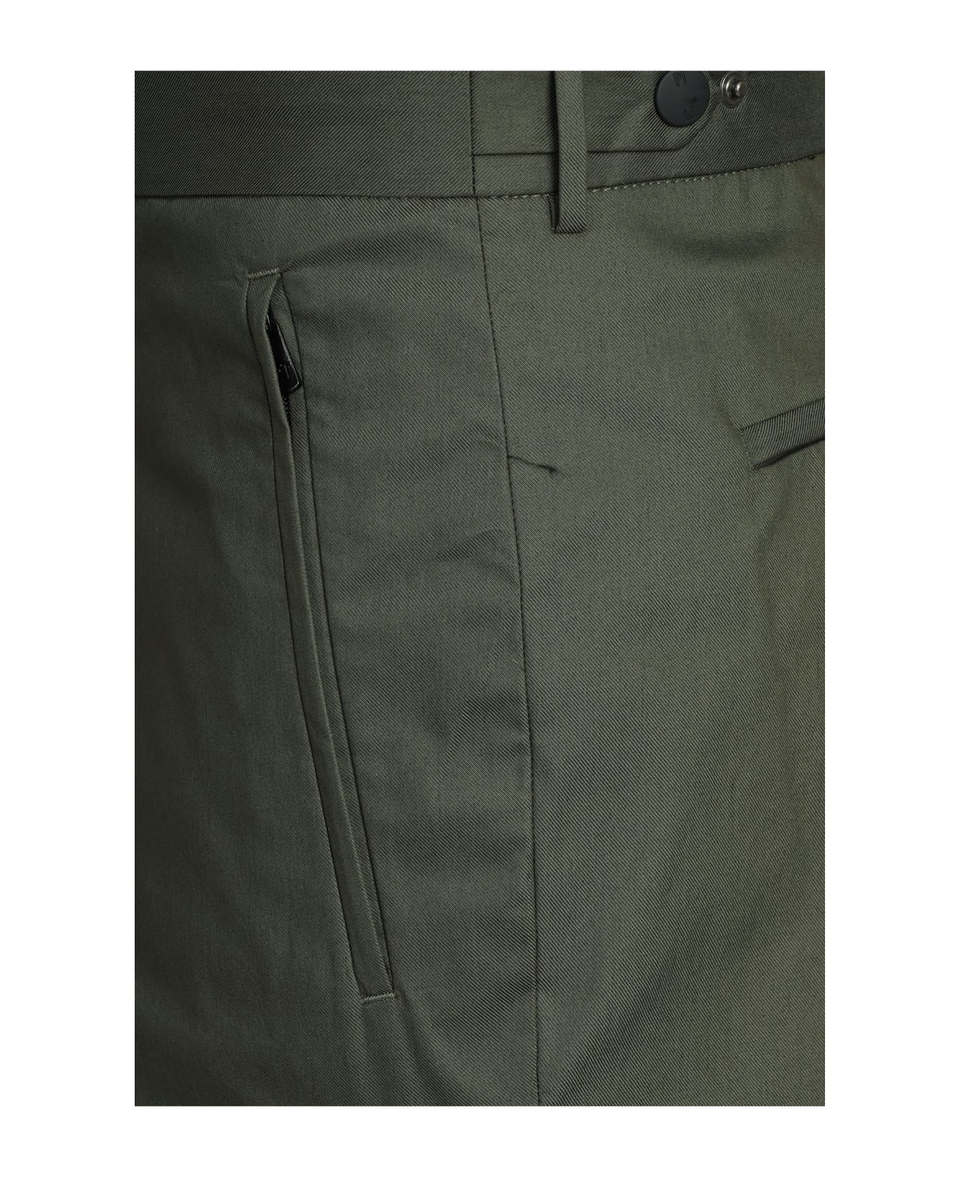 PT Torino Pants In Green Cotton - green ボトムス