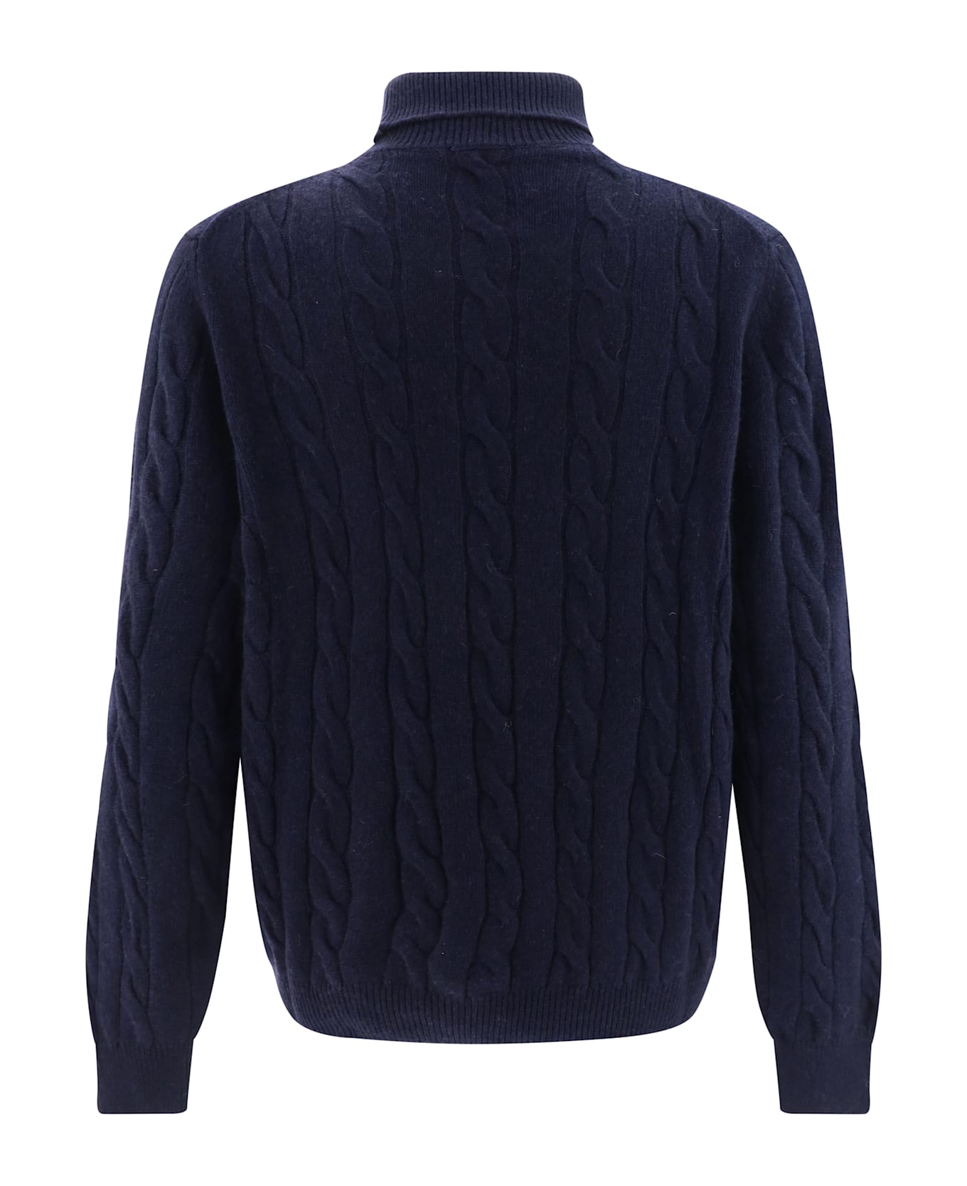 Aragona Turtleneck Sweater - Blu Notte