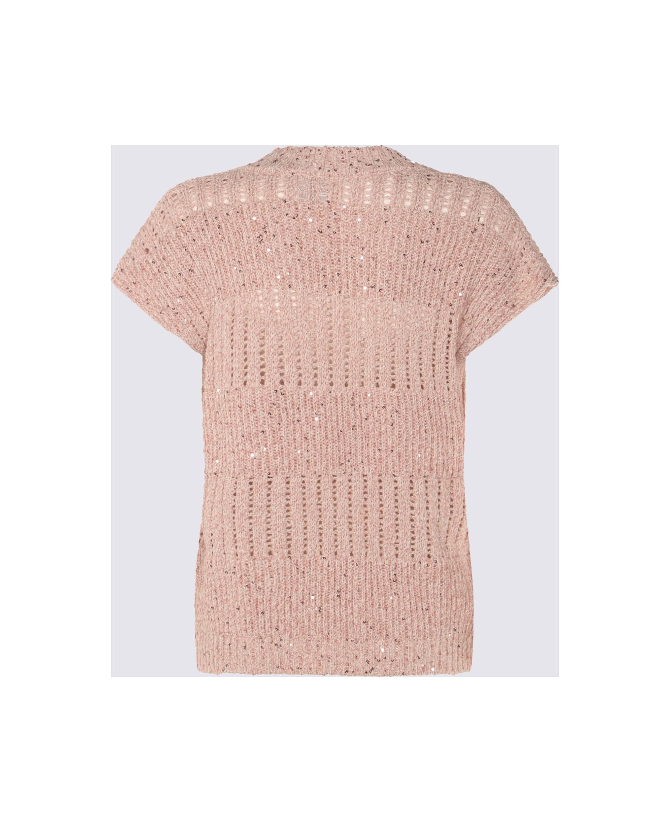 Eleventy Pink Cotton Blend T-shirt