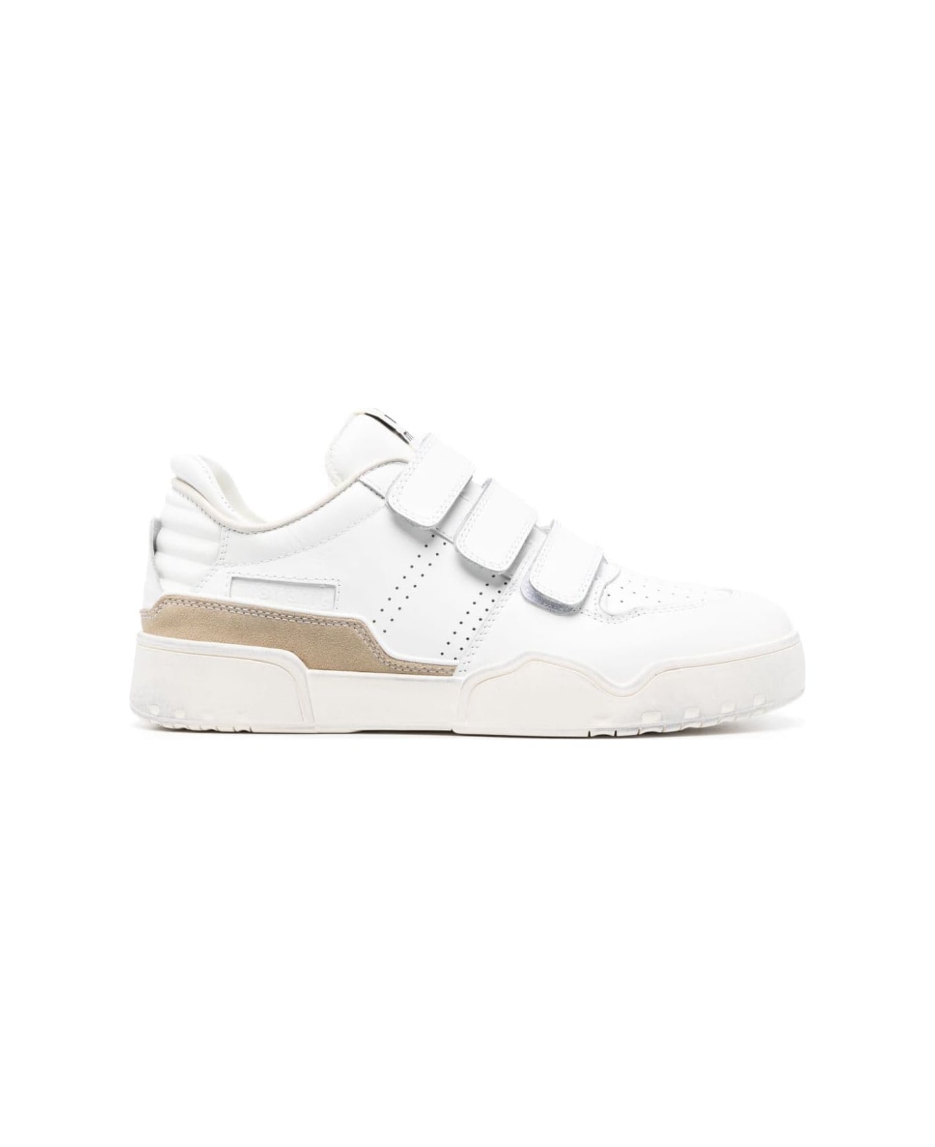 Isabel Marant Logo-patch Touch-strap Sneakers - BIANCO