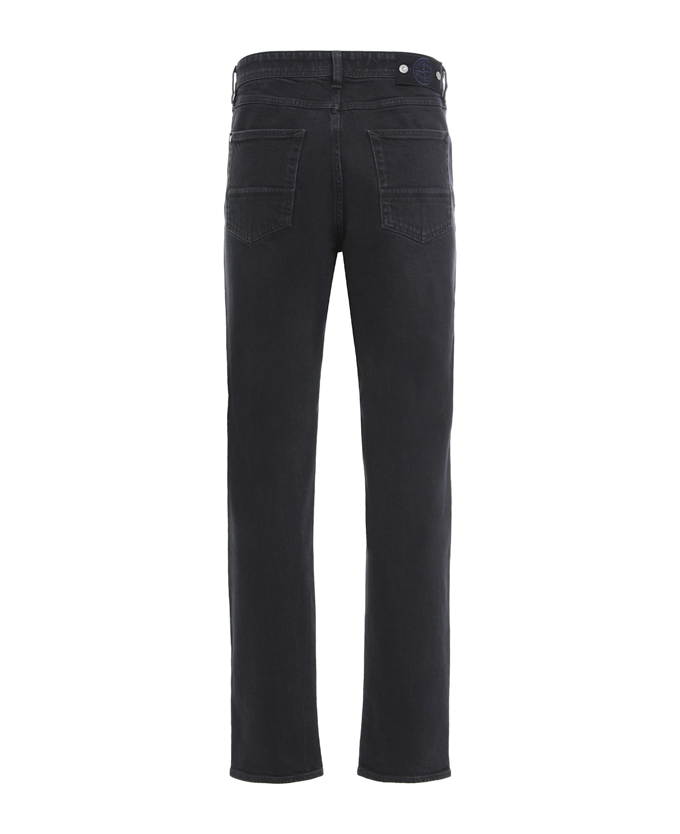 Stone Island Denim Research - Slim Fit Jeans With Five Pockets - black