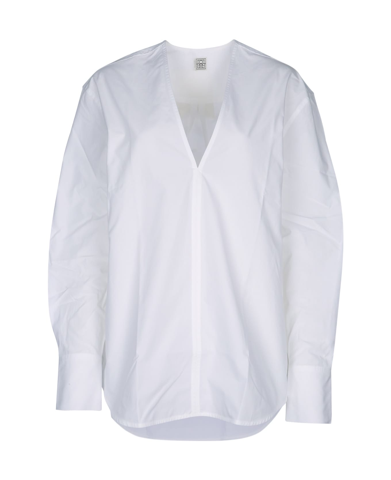 Totême V-neck Shirt - WHITE