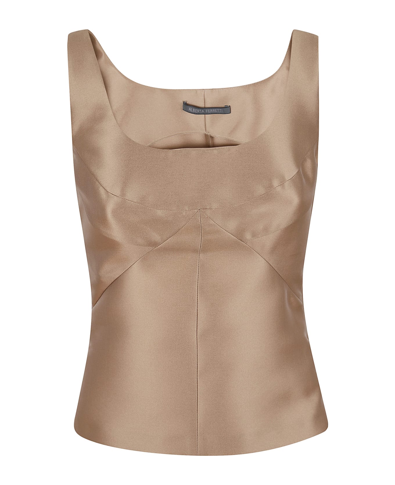 Alberta Ferretti Top - Beige