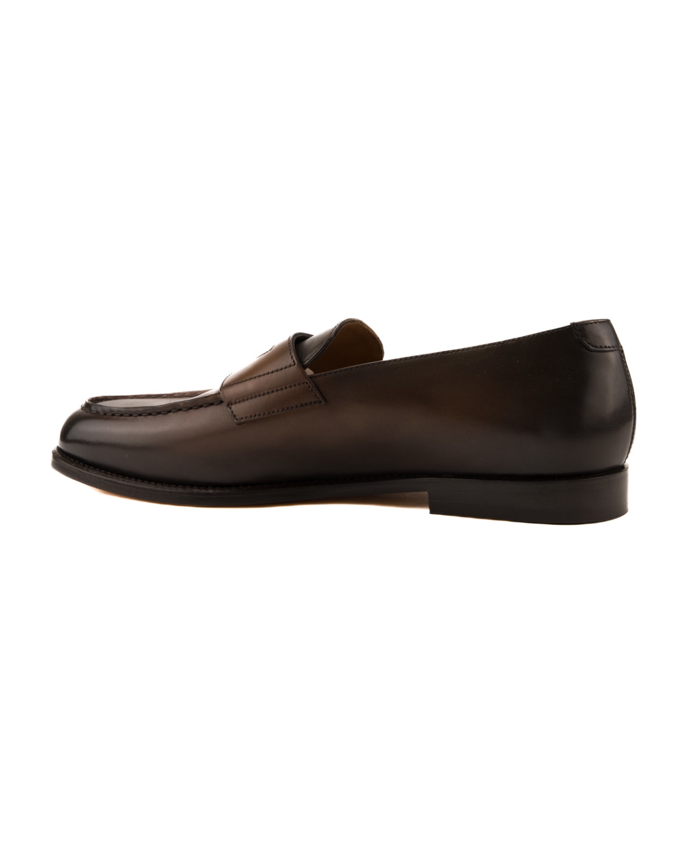 Doucal's Penny Mario 50 Leather Moccasin - F.do t.moro