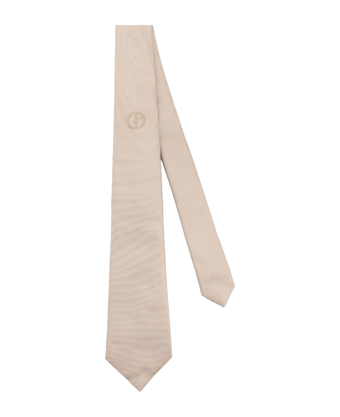 Giorgio Armani Silk Tie - Beige