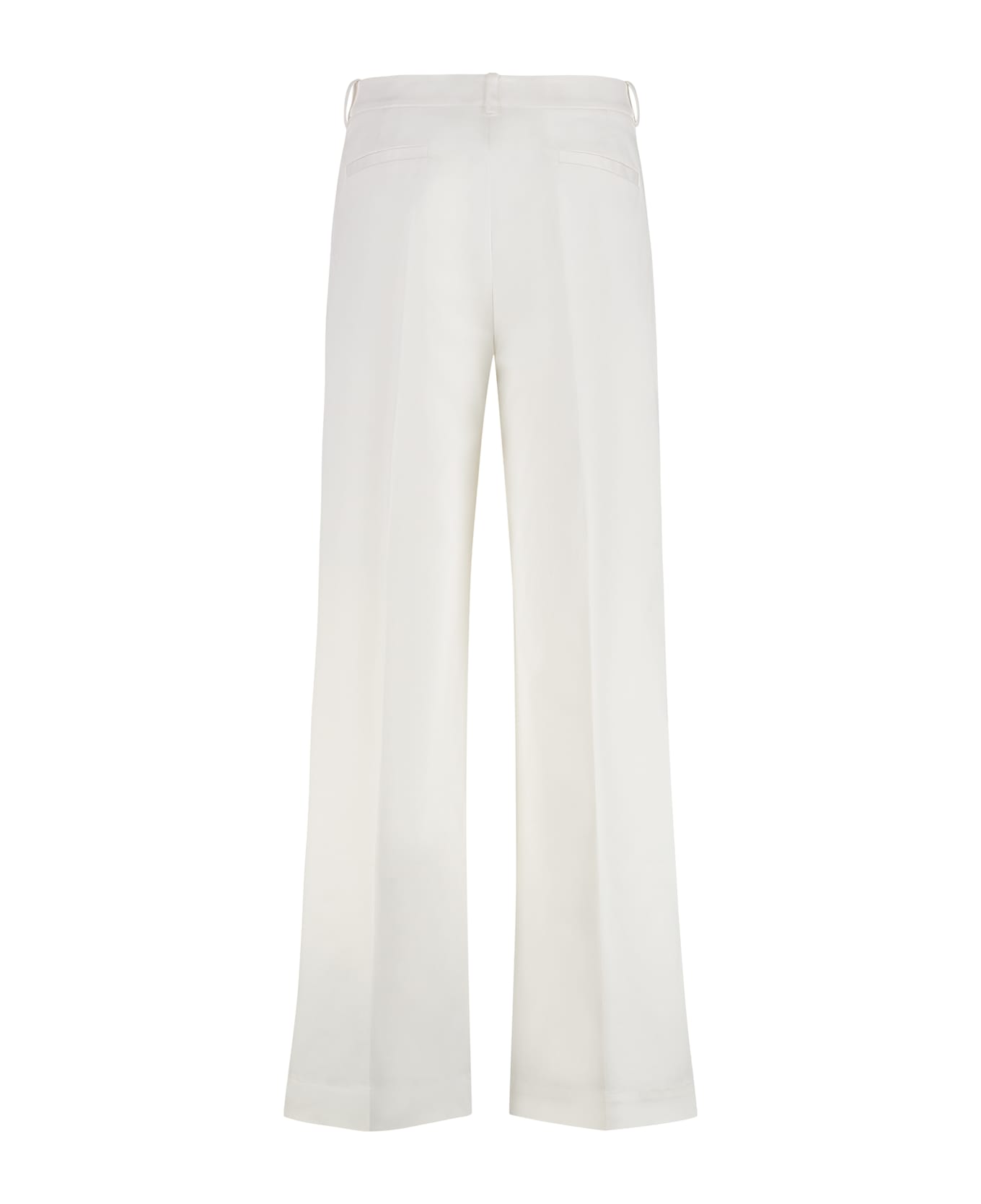 Parosh Celebrity Wide-leg Trousers - White