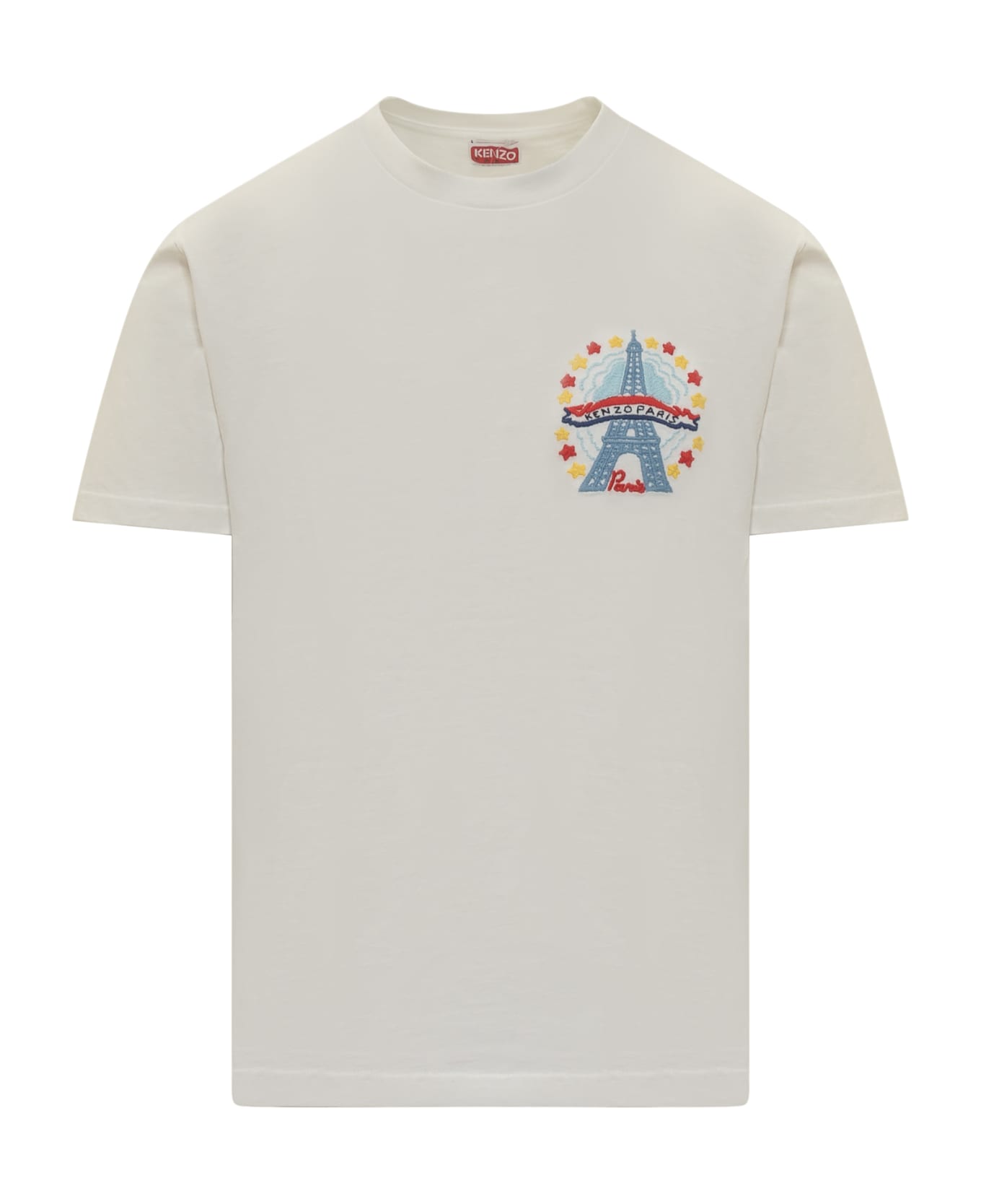 Kenzo Drawn Varsity T-shirt - OFF WHITE