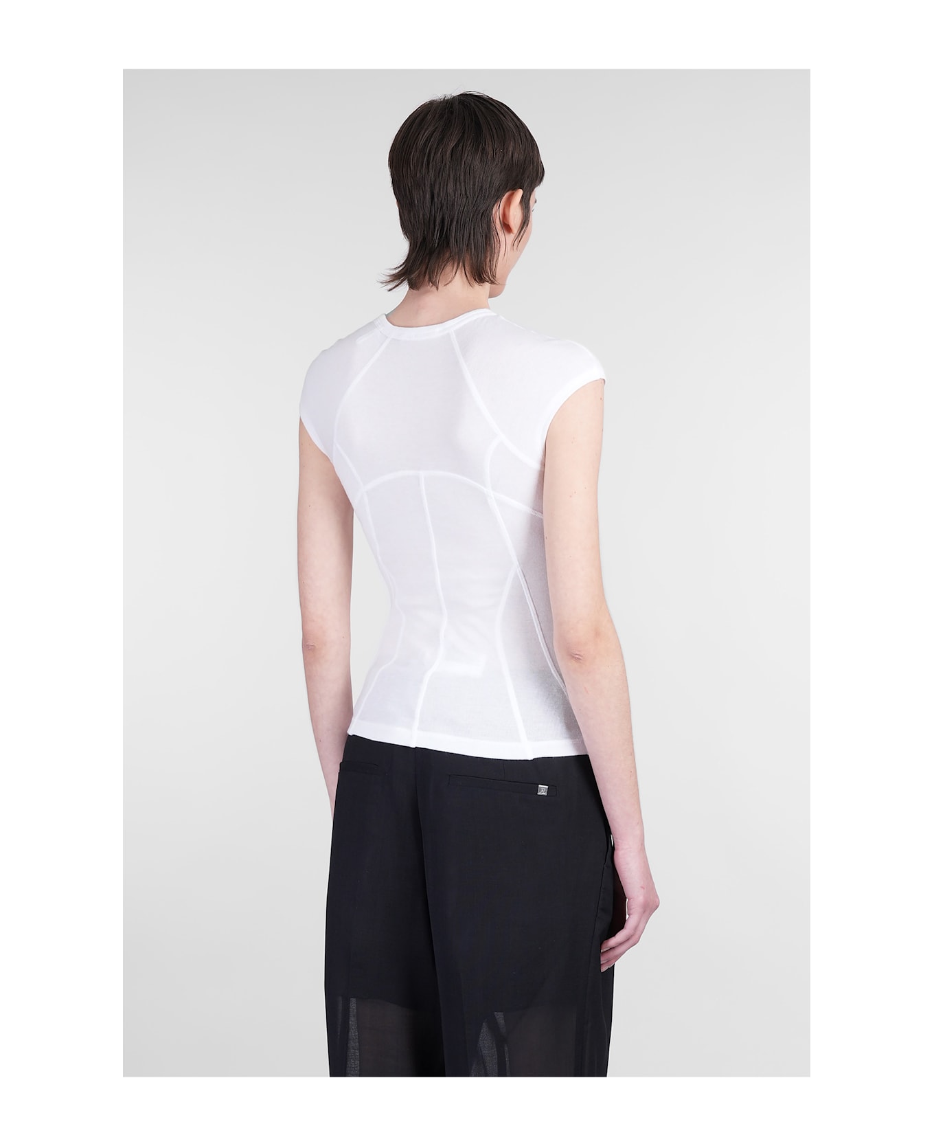 Helmut Lang T-shirt In White Cotton - white