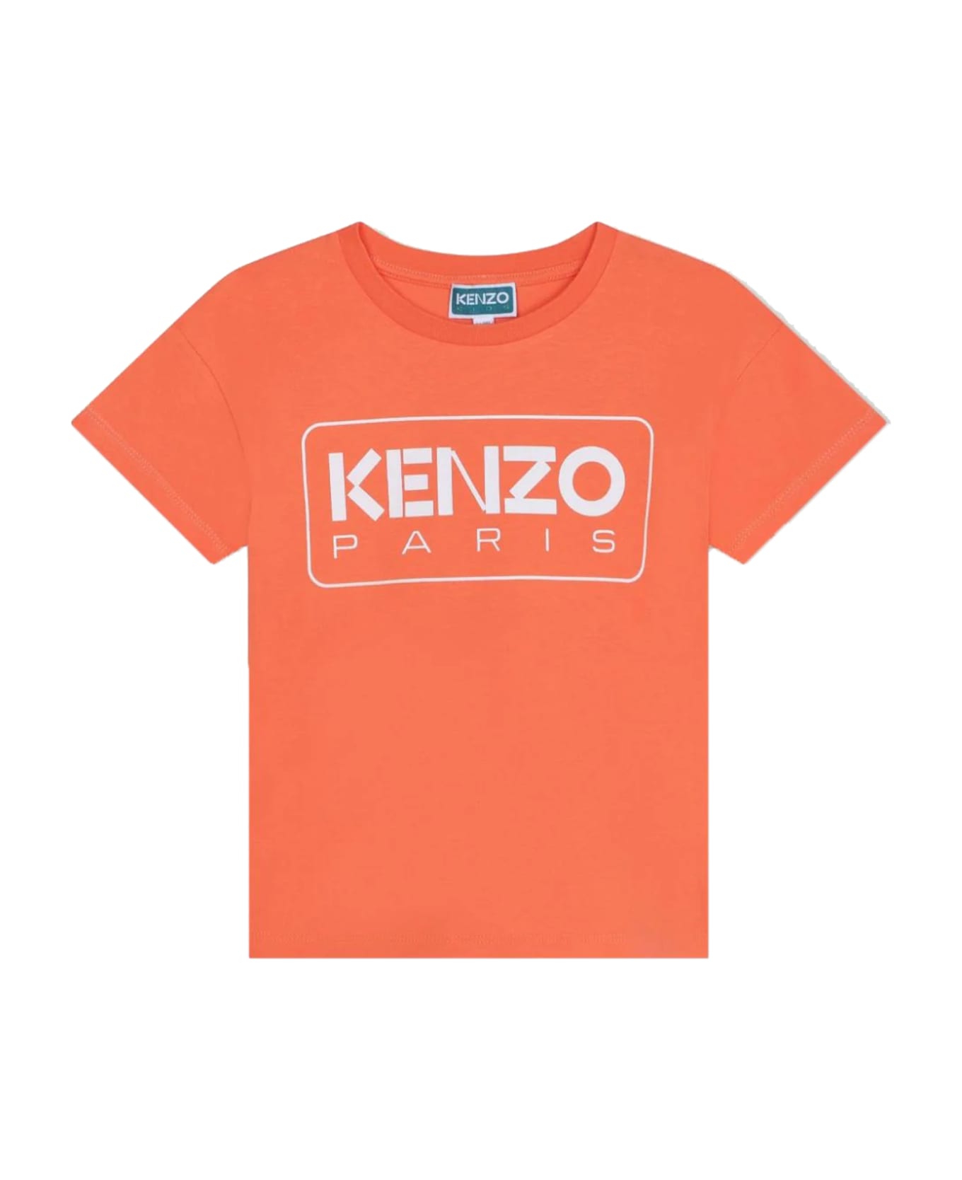 Kenzo Kids Cotton T-shirt - Orange Tシャツ＆ポロシャツ