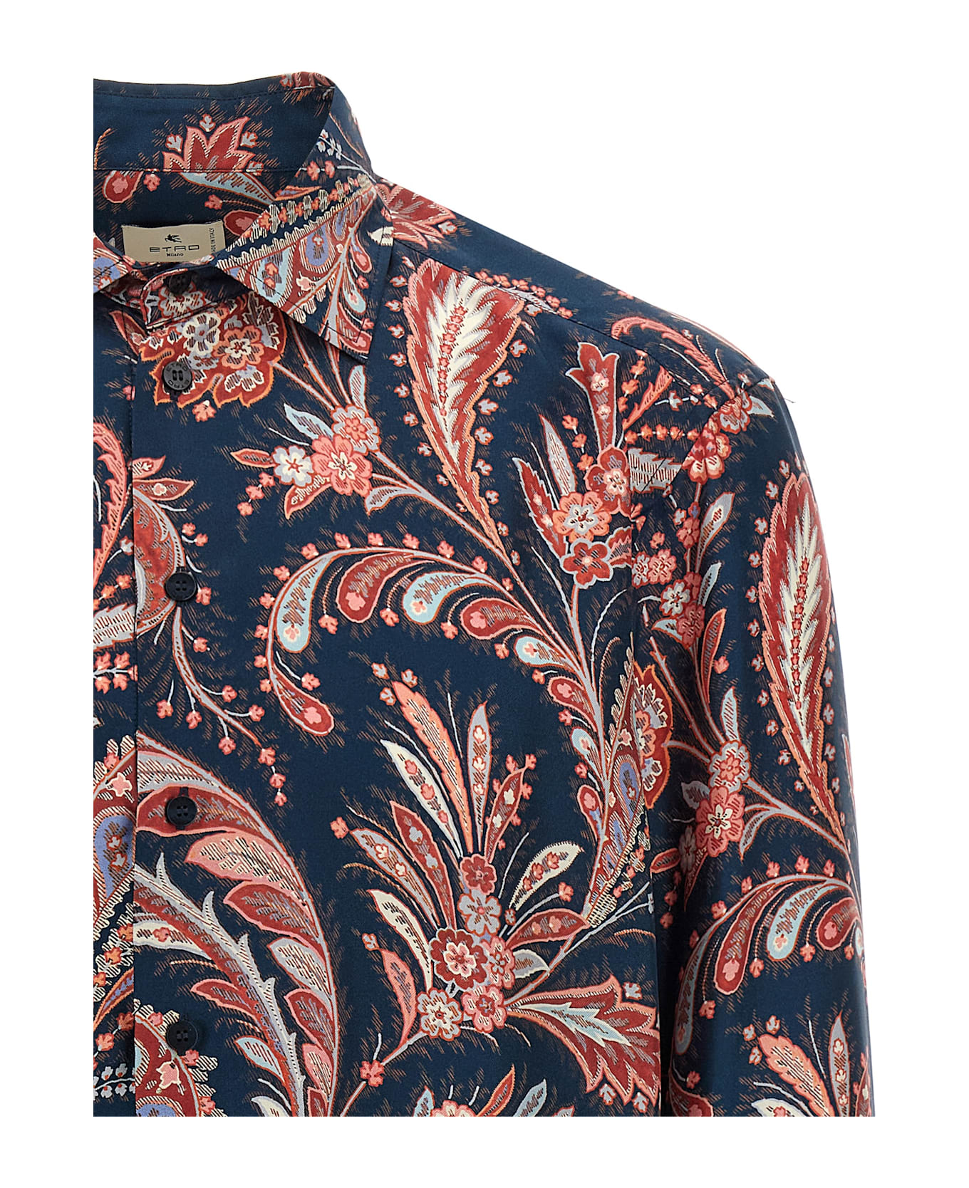 Etro Paisley Ramage Silk Shirt - Multicolor