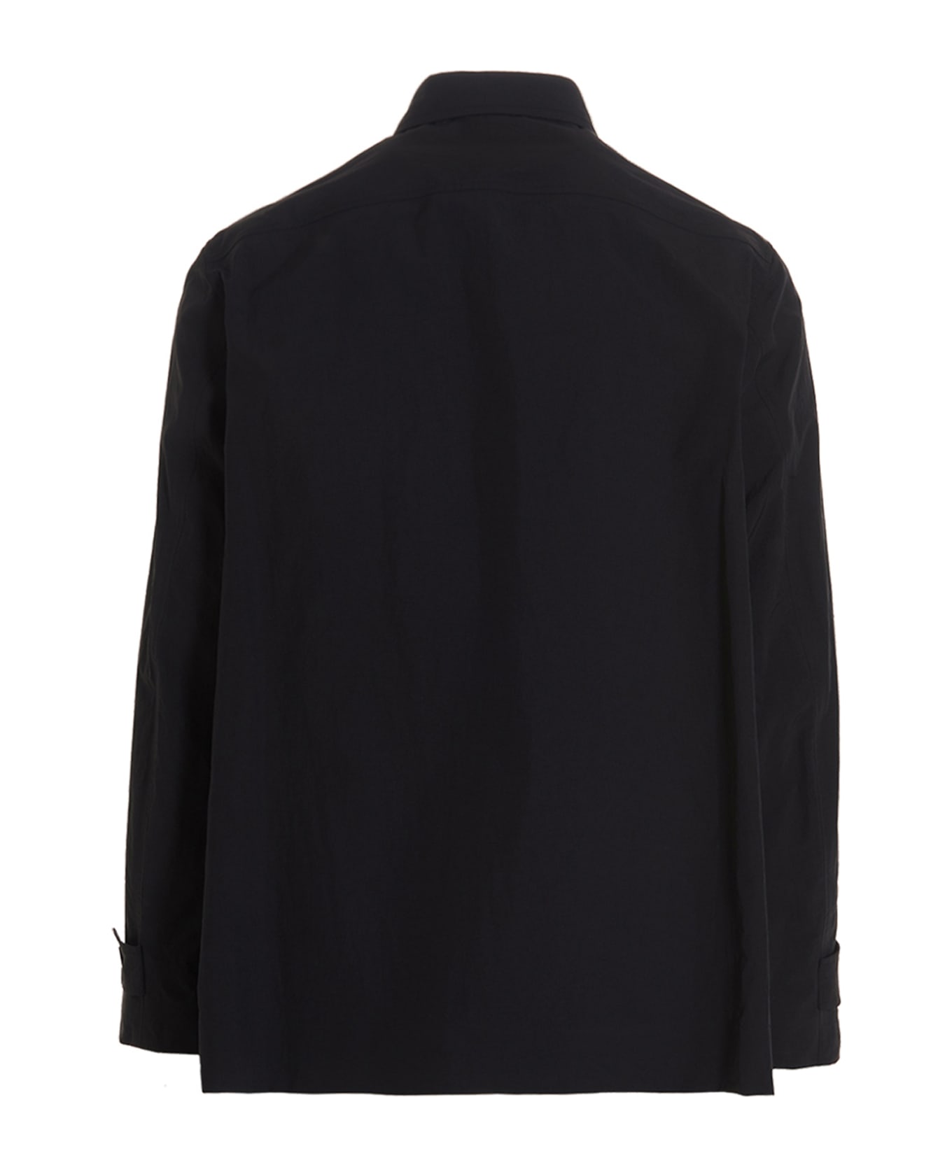Fendi Zip-detailed Shirt Coat - Blue
