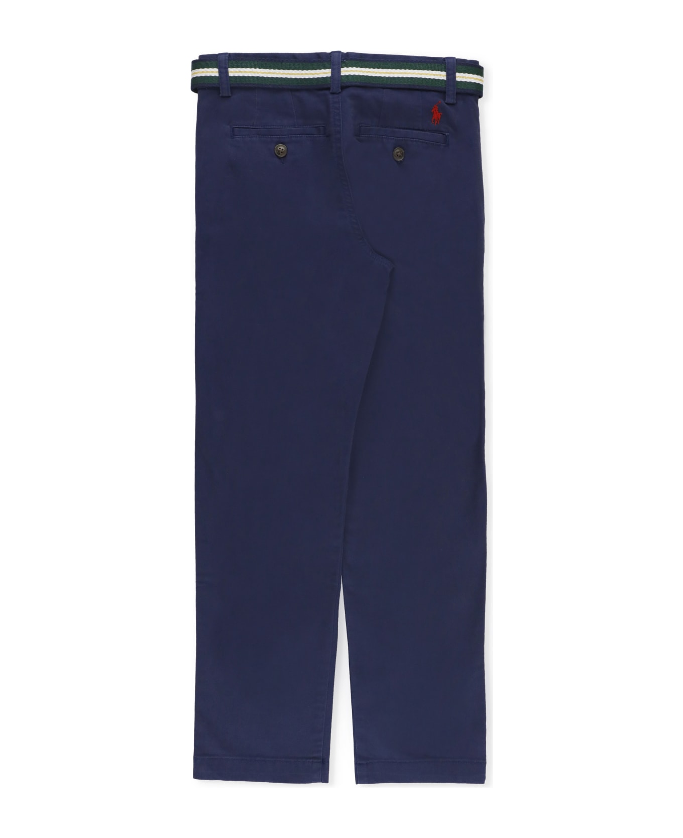Ralph Lauren Cotton Trousers - Blue
