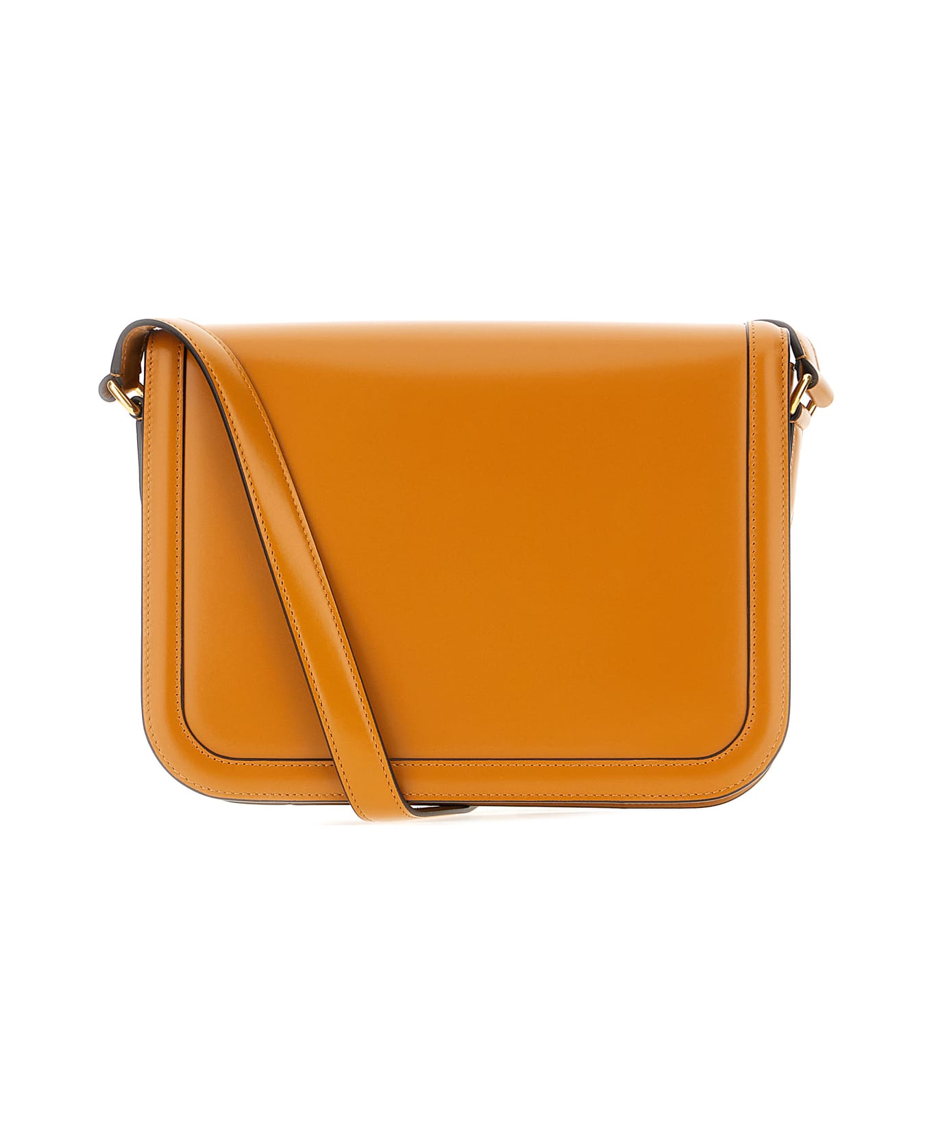 Valentino Garavani Camel Leather 9to5 Shoulder Bag - GOLDEN CUIR