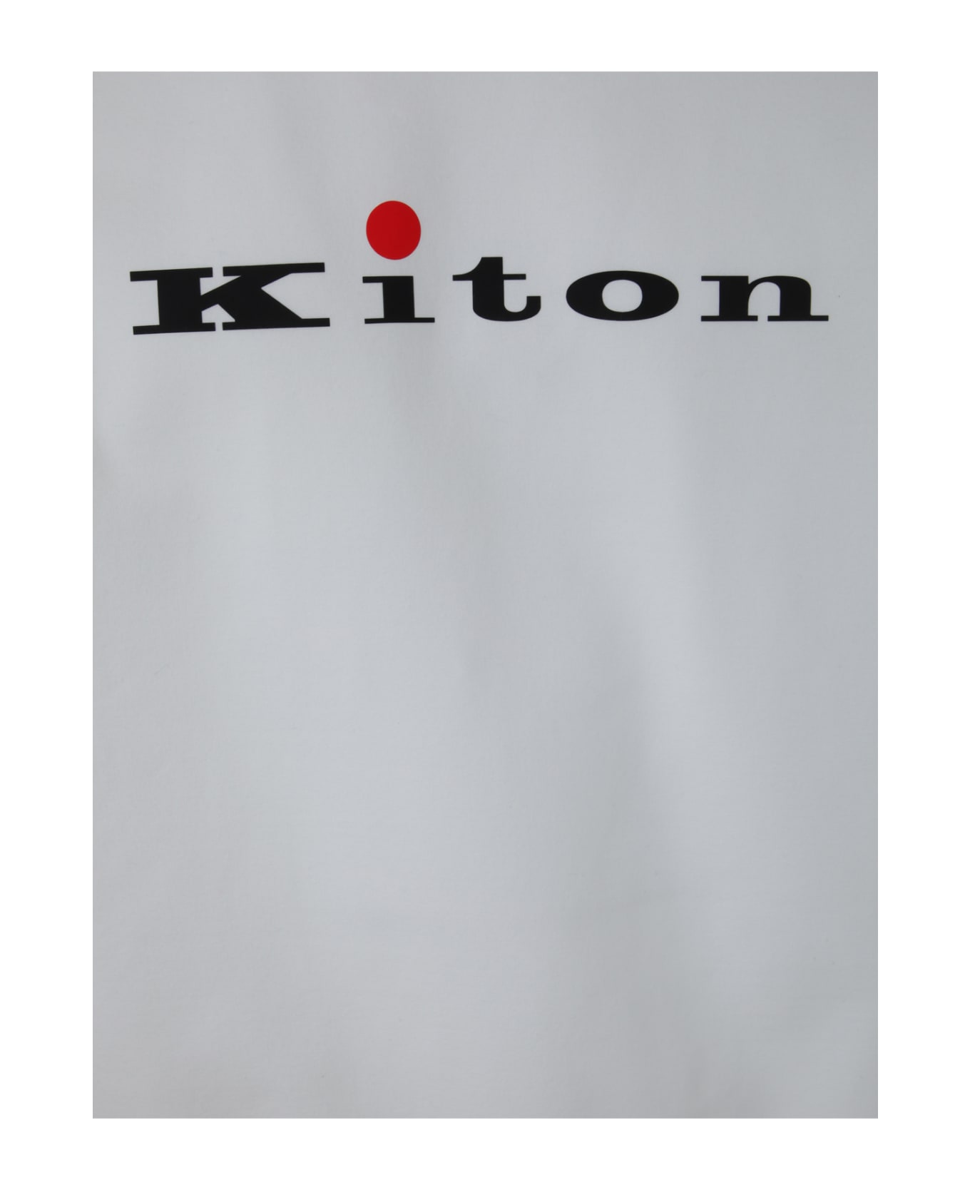 Kiton Round Neck Sweater - White