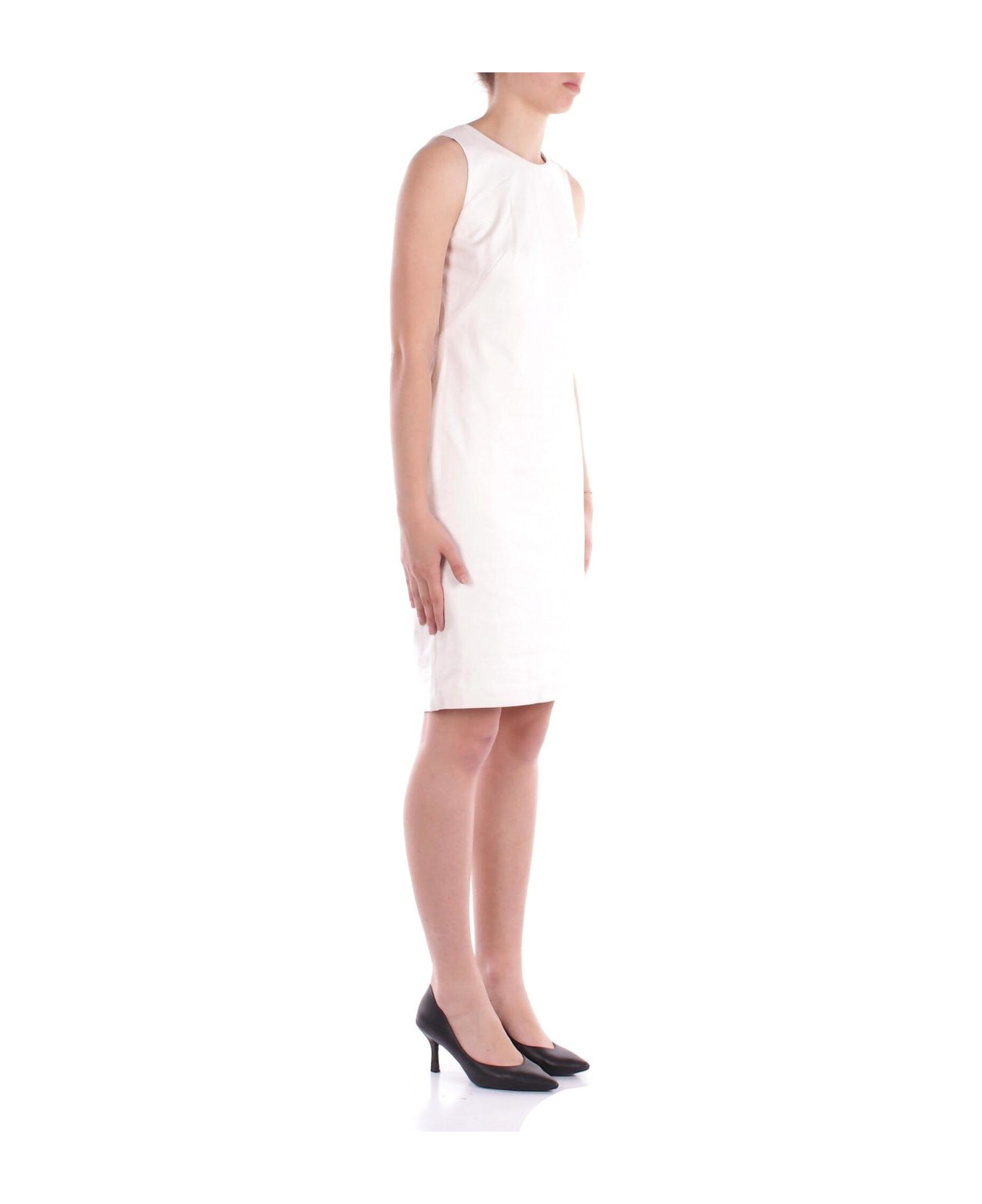 Polo Ralph Lauren Ponte Sheath Dress - Cream