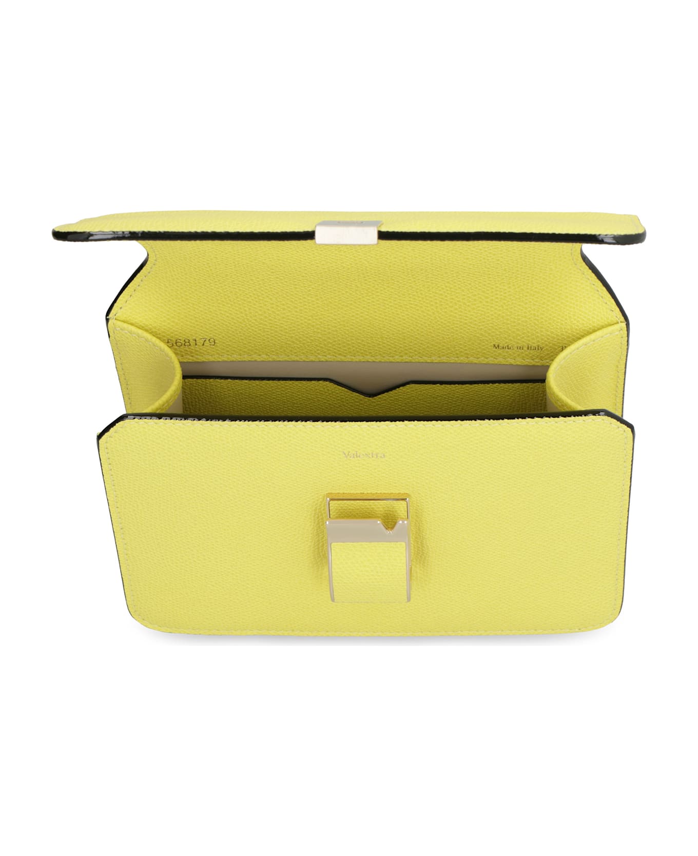 Valextra Nolo Mini Leather Crossbody Bag - Yellow ショルダーバッグ