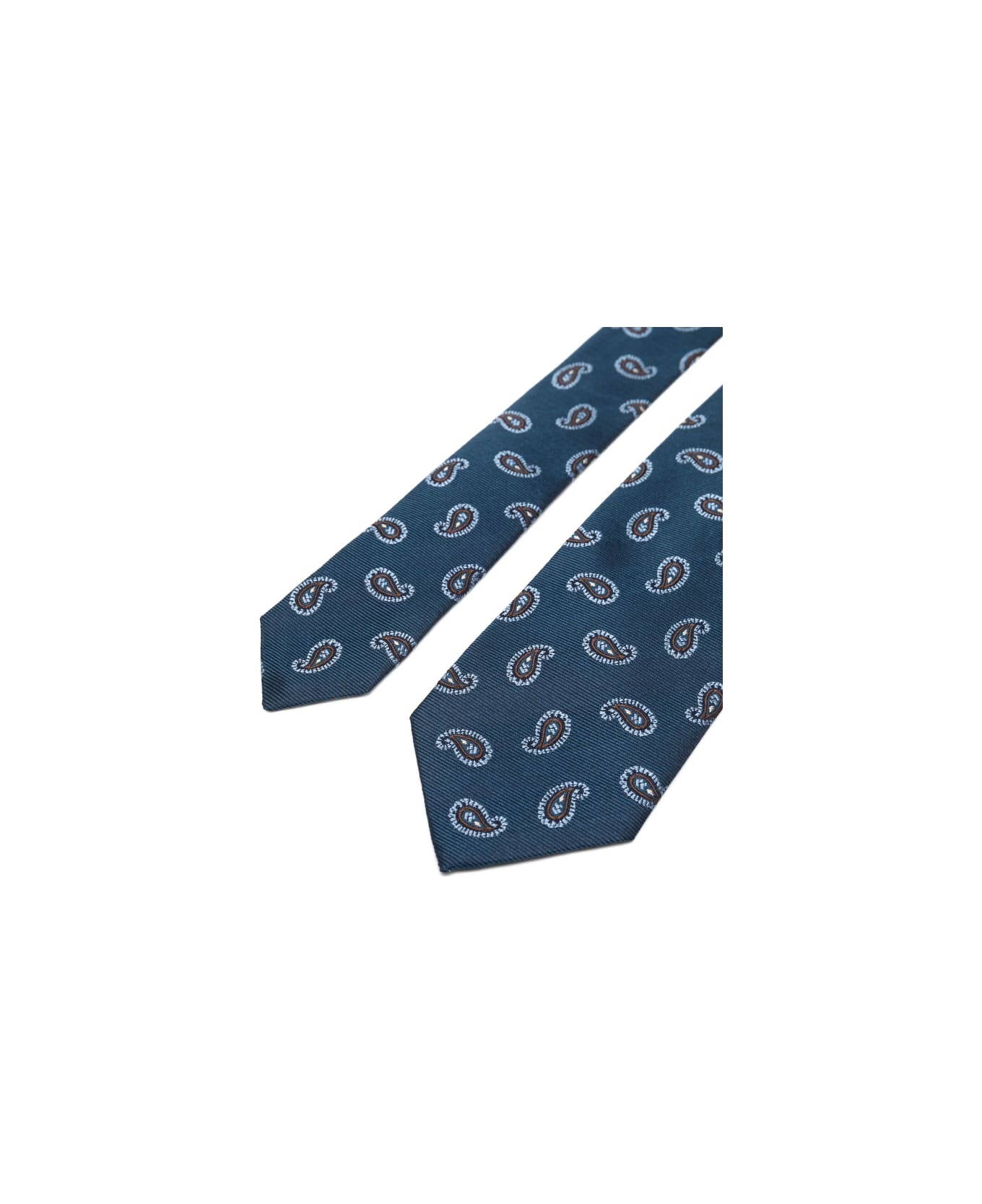 Barba Napoli Tie - BLUE ネクタイ