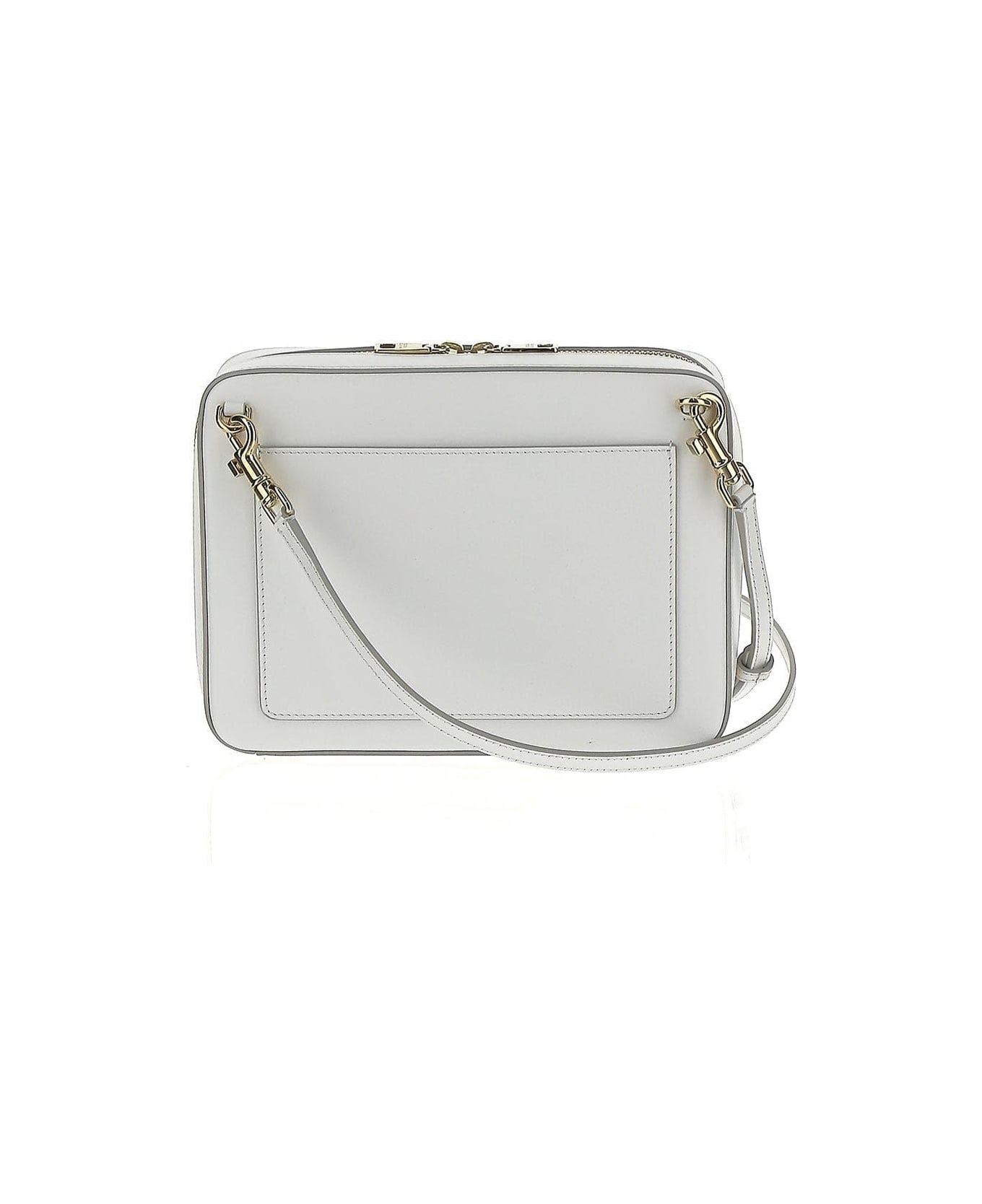 Dolce & Gabbana Medium Calfskin Camera Bag With Logo - WHITE クラッチバッグ