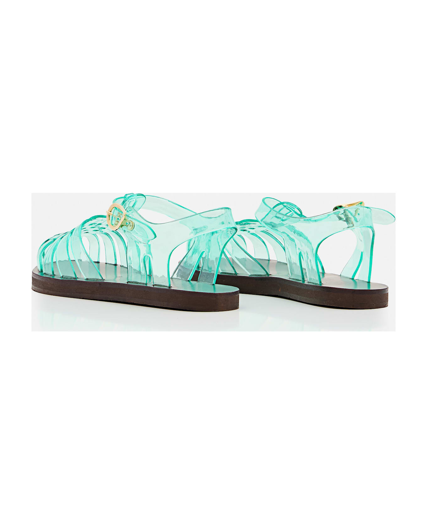 Ancient Greek Sandals Homeria Jelly - Clear Blue