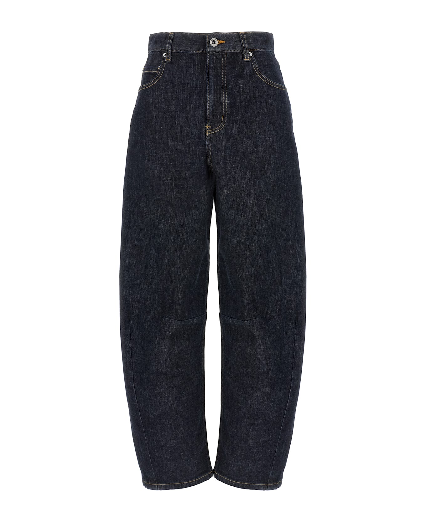self-portrait 
indigo Barrel Leg
 Jeans - BLUE
