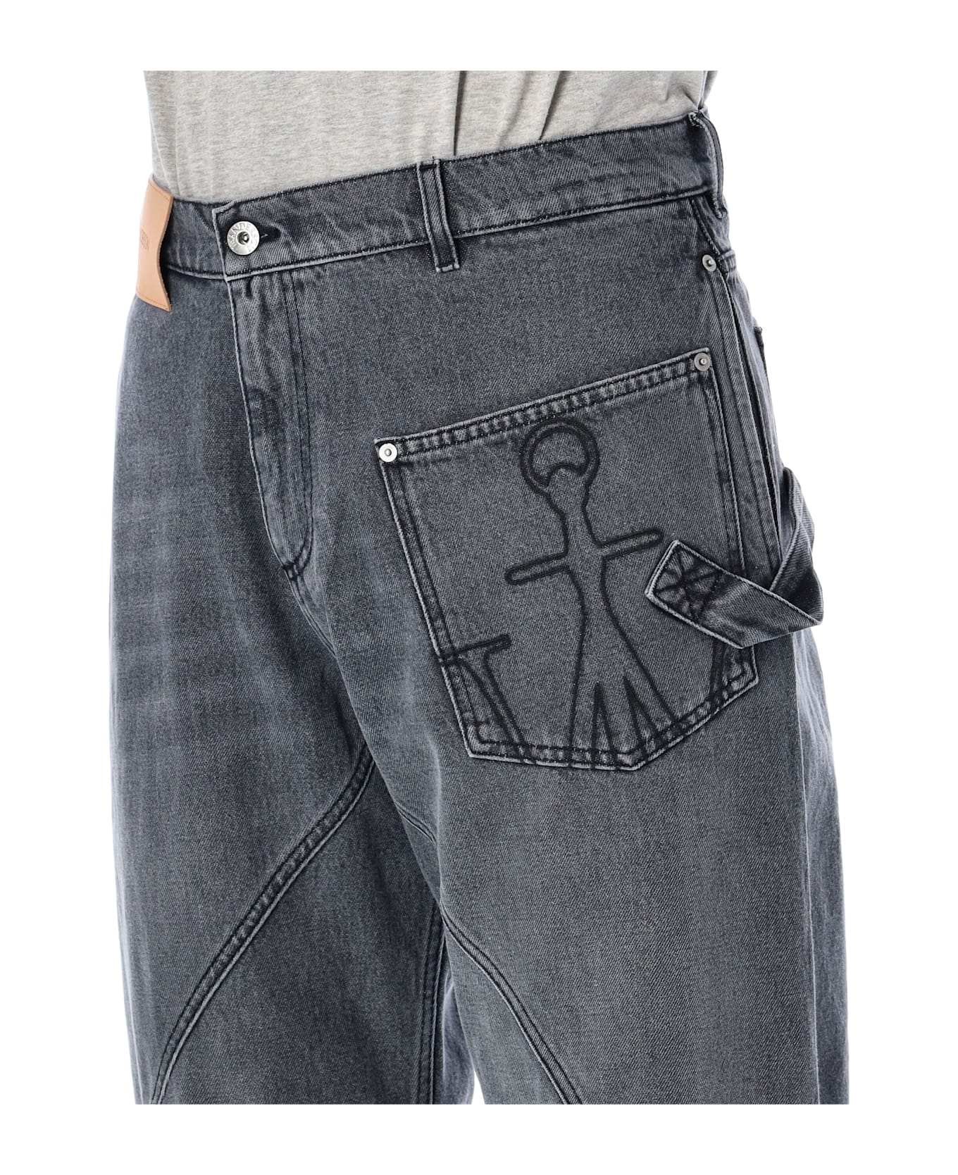 J.W. Anderson Twisted Workwear Jeans - GREY