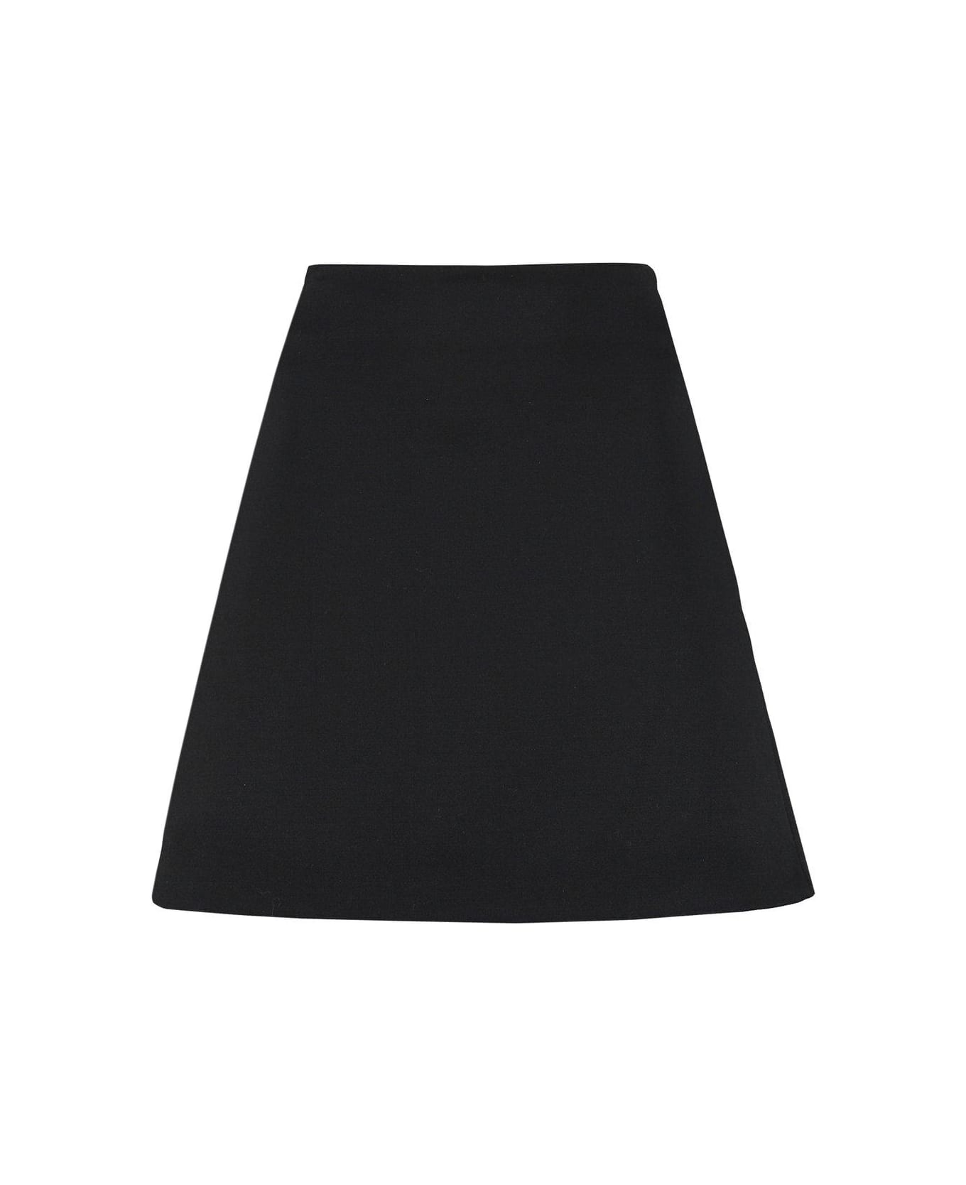 Bottega Veneta A-line Mini Skirt - BLACK