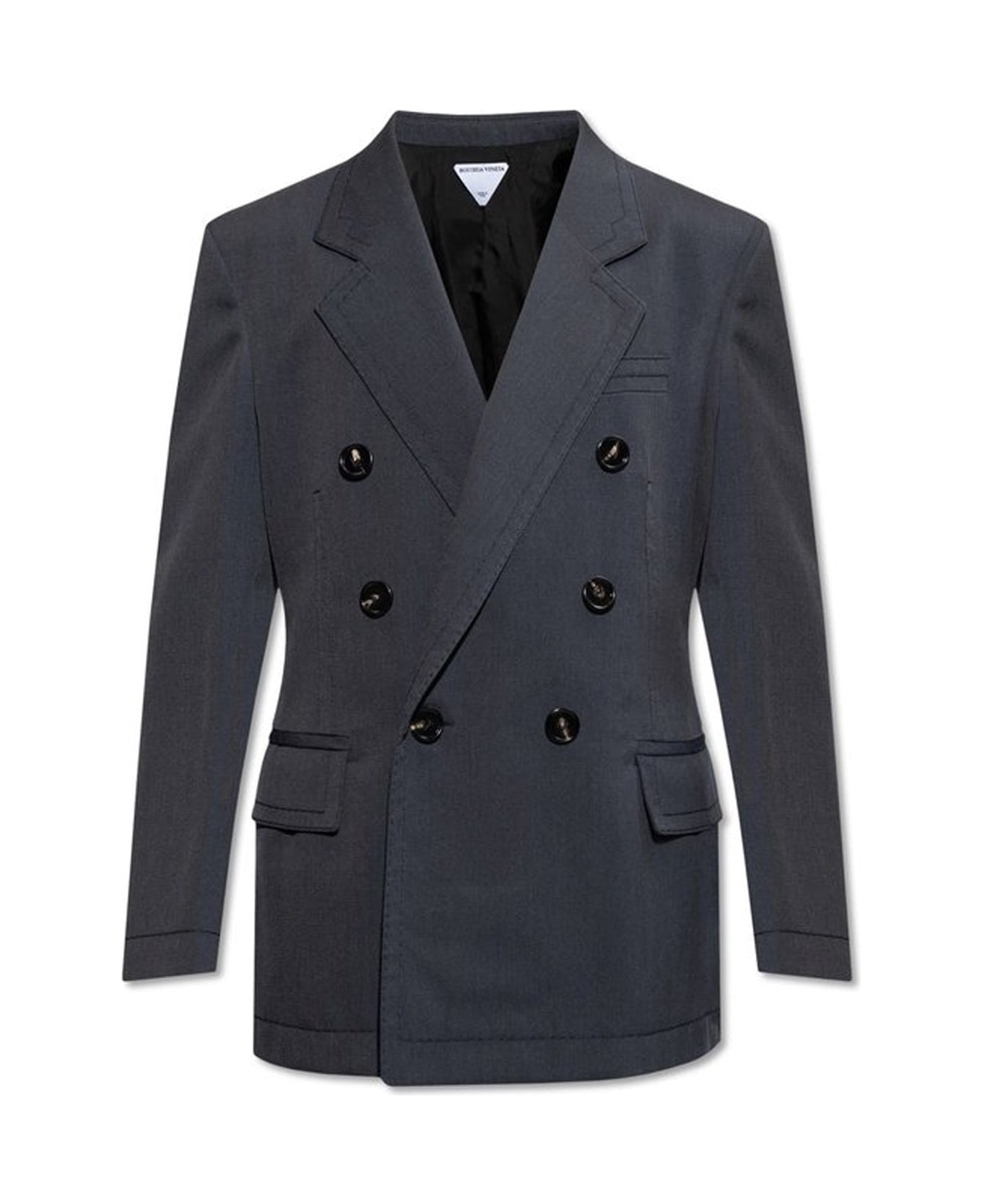 Bottega Veneta Wool Twill Blazer - Blue