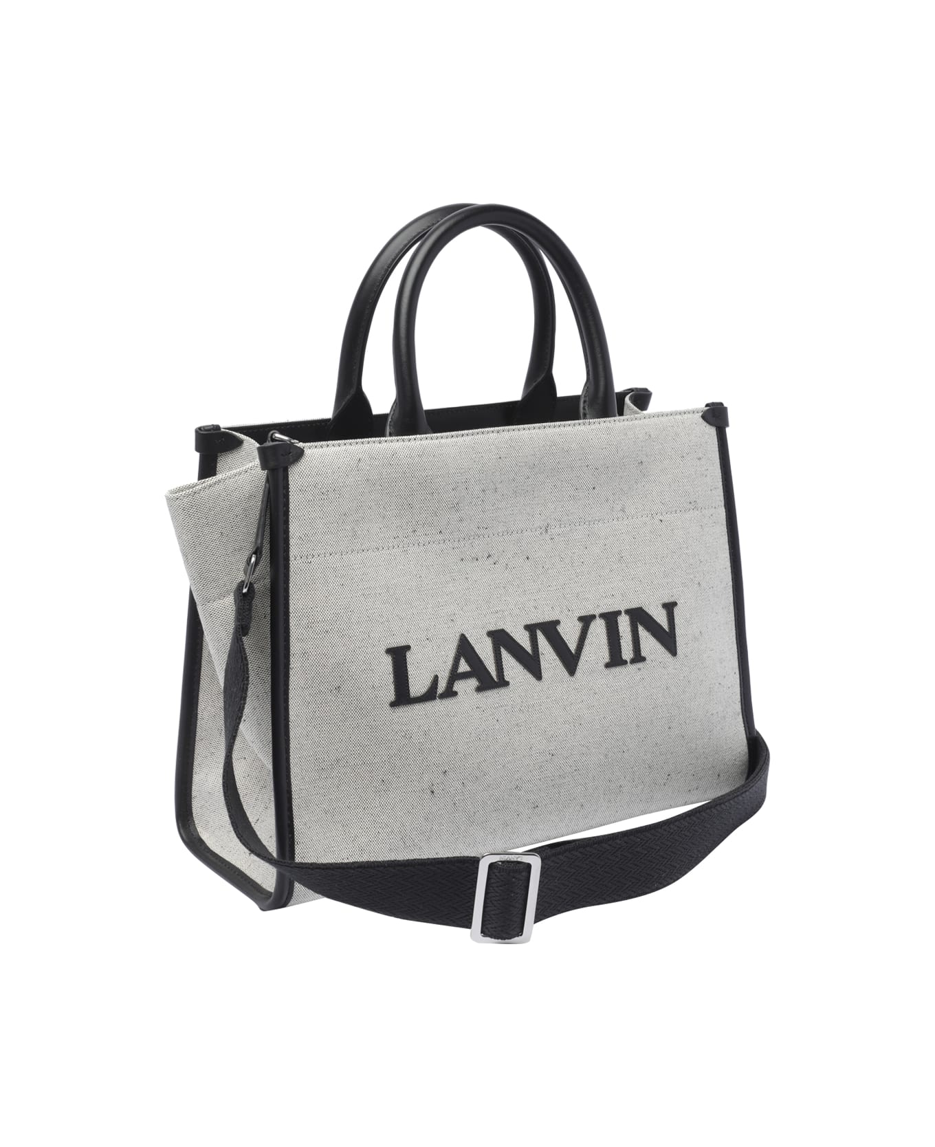 Lanvin Logo Handbag - Grey