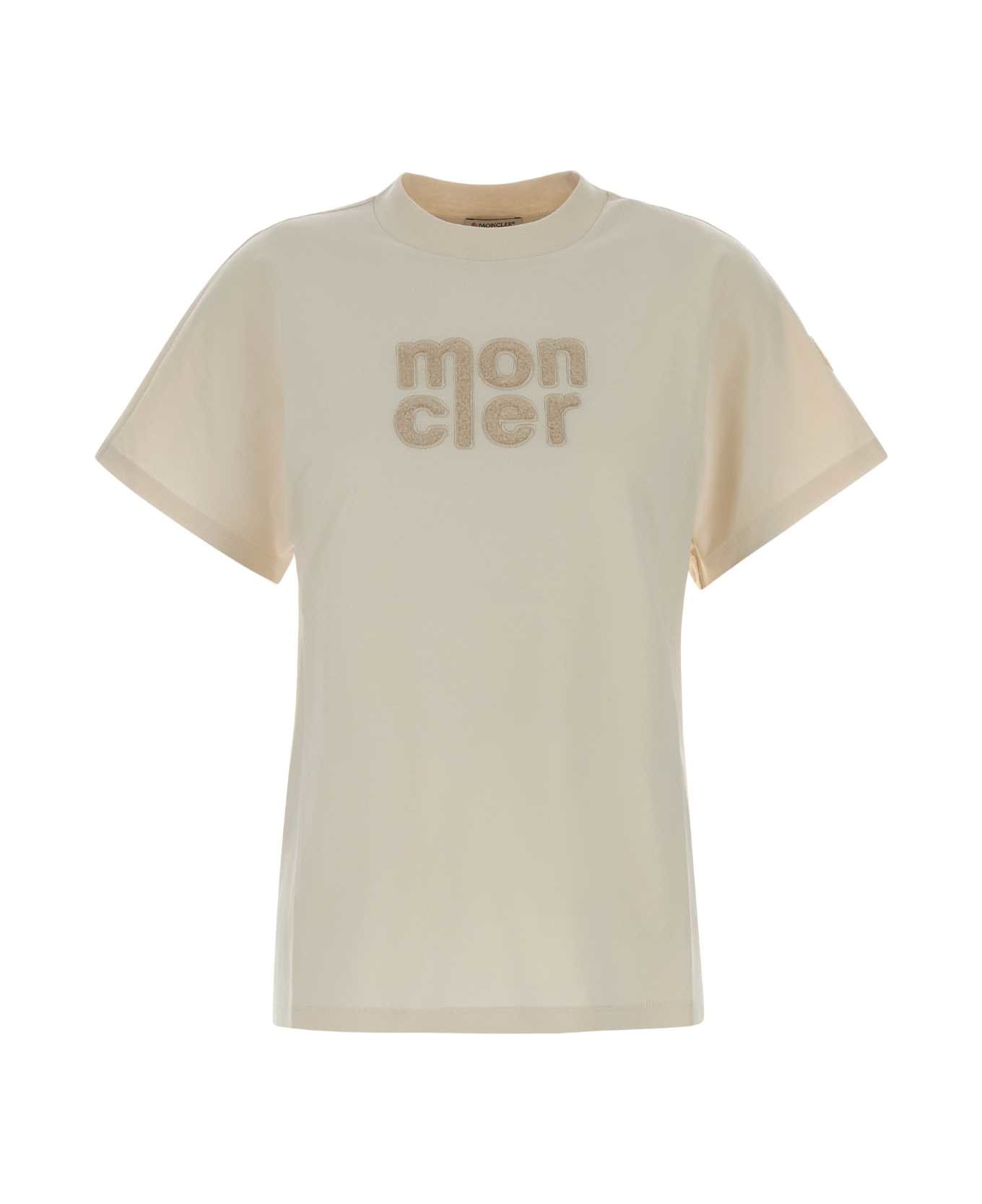 Moncler Sand Cotton T-shirt - 036