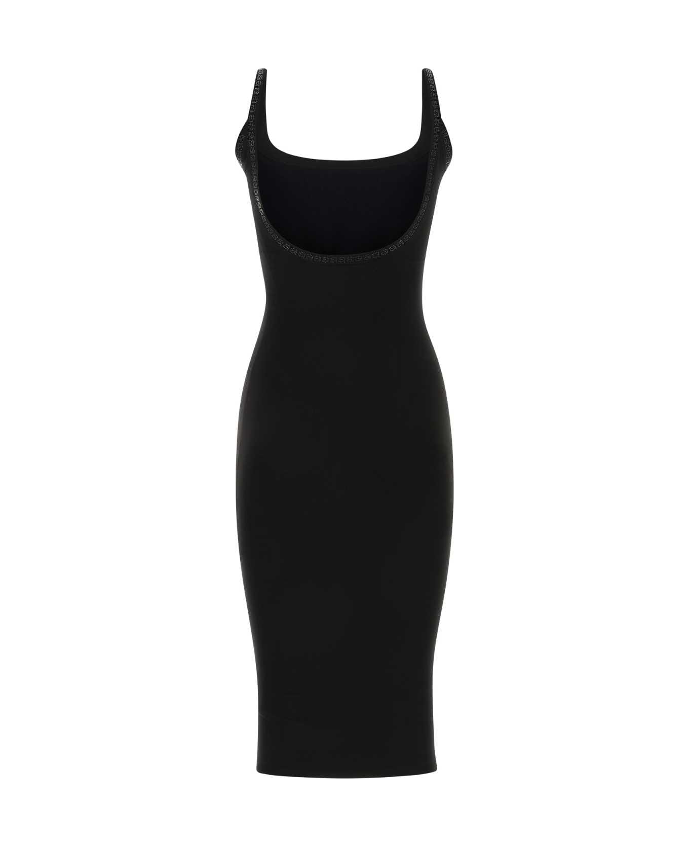 Alexander Wang Black Stretch Nylon Dress - Black ワンピース＆ドレス