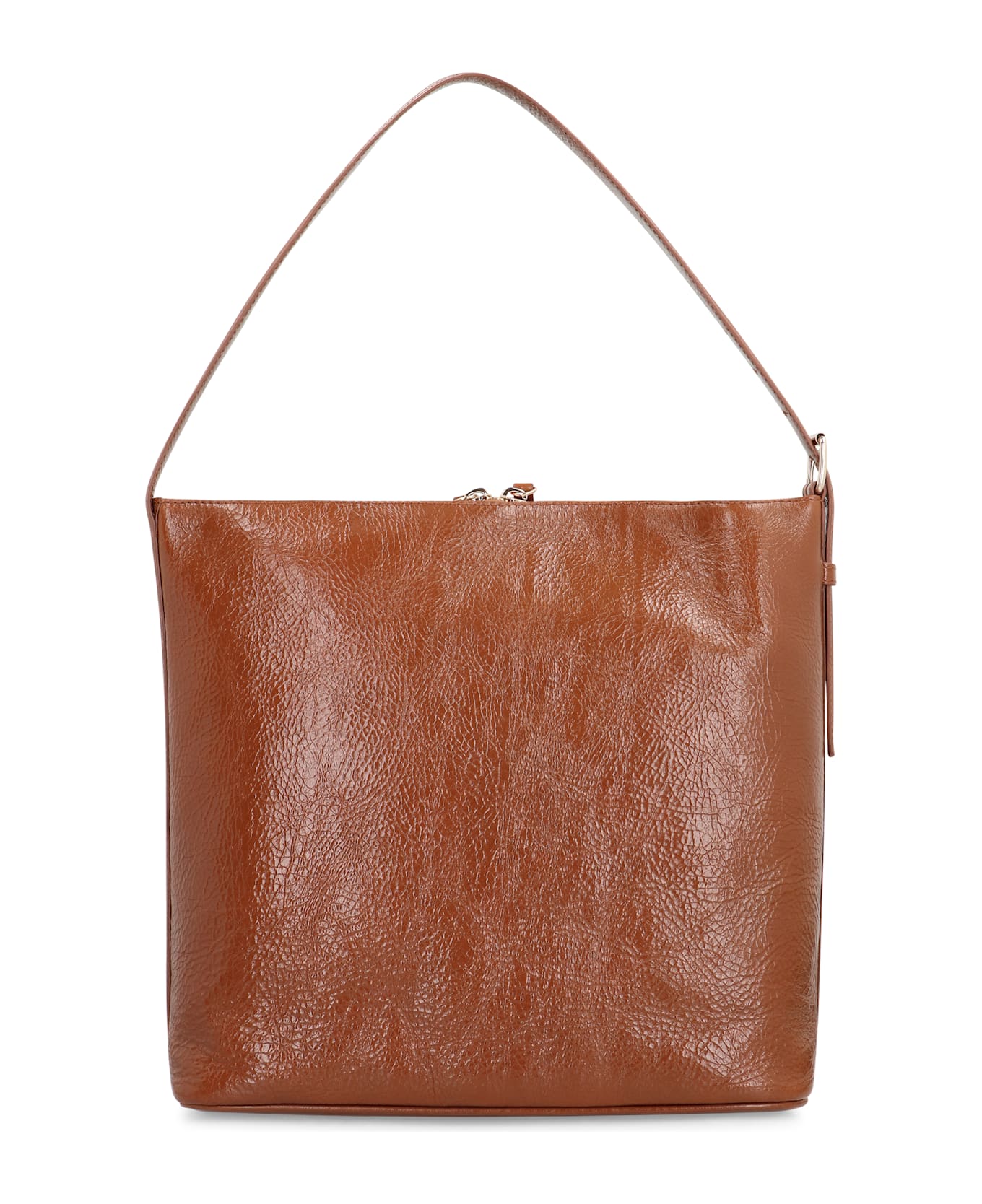 A.P.C. Vera Leather Shoulder Bag - brown