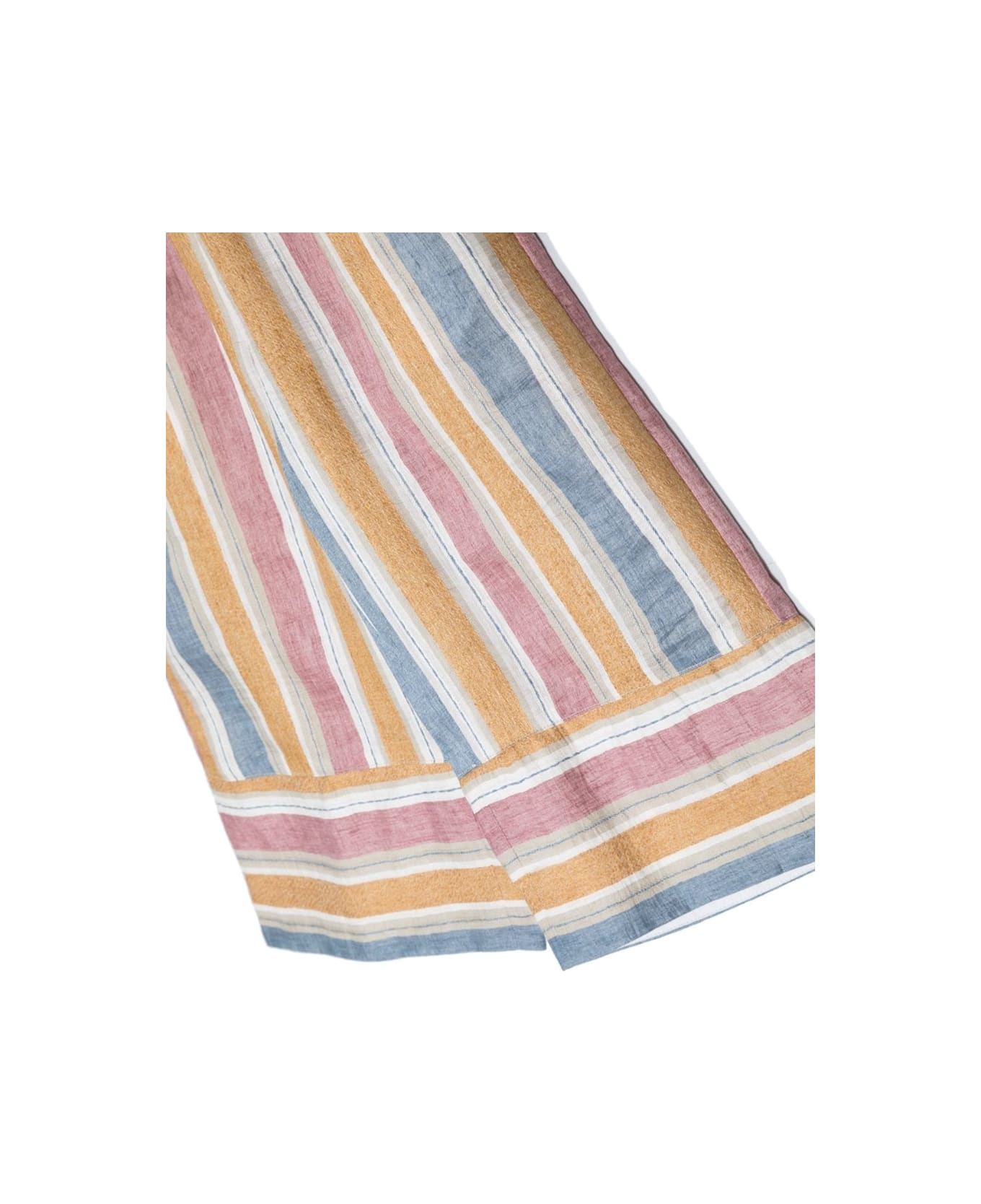 Il Gufo Striped Capri Pants - MULTICOLOUR