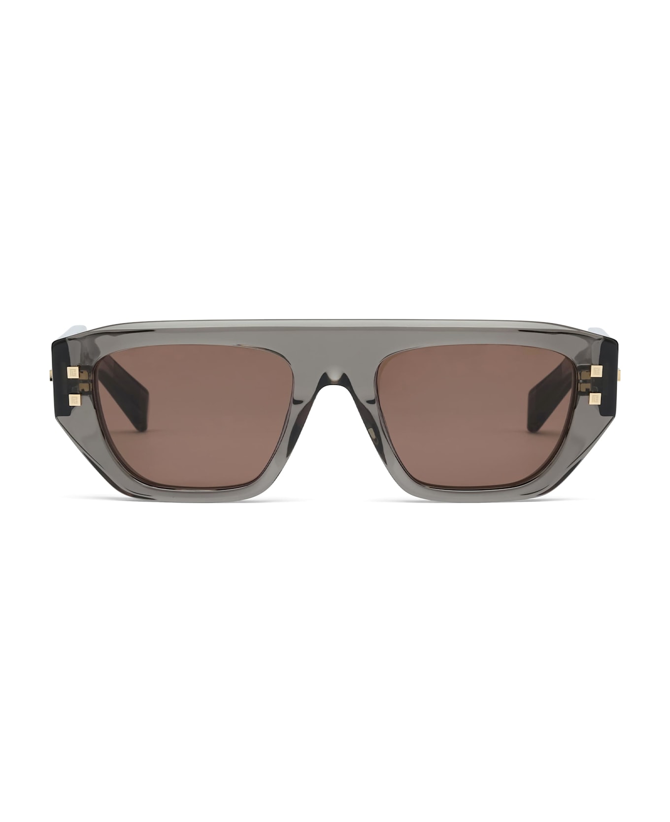 Balmain B-army Ii - Crystal Grey / 12k Gold Sunglasses - crystal/gold