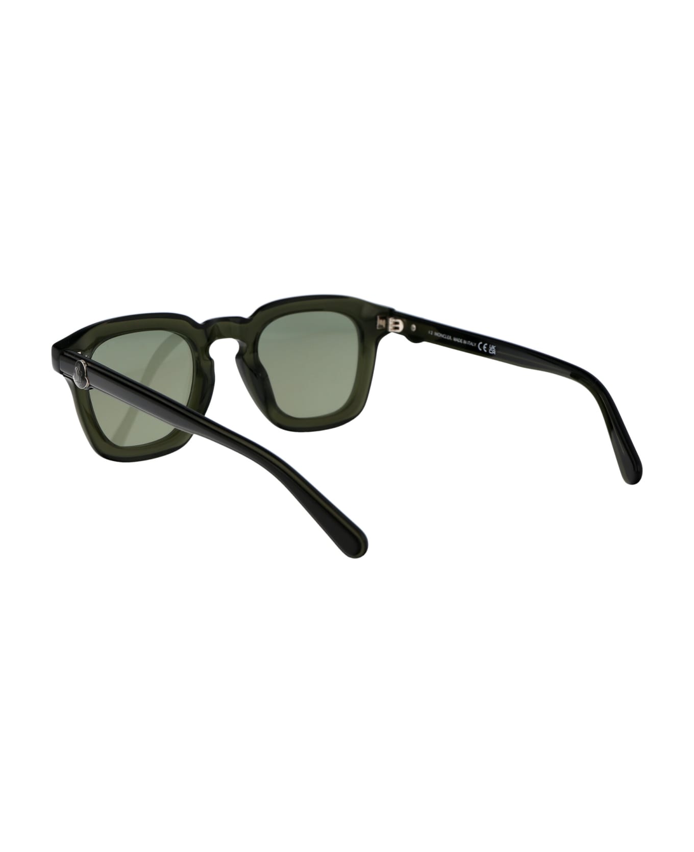 Moncler Eyewear Ml0262 Sunglasses - 96Q Verde Scuro Lucido サングラス