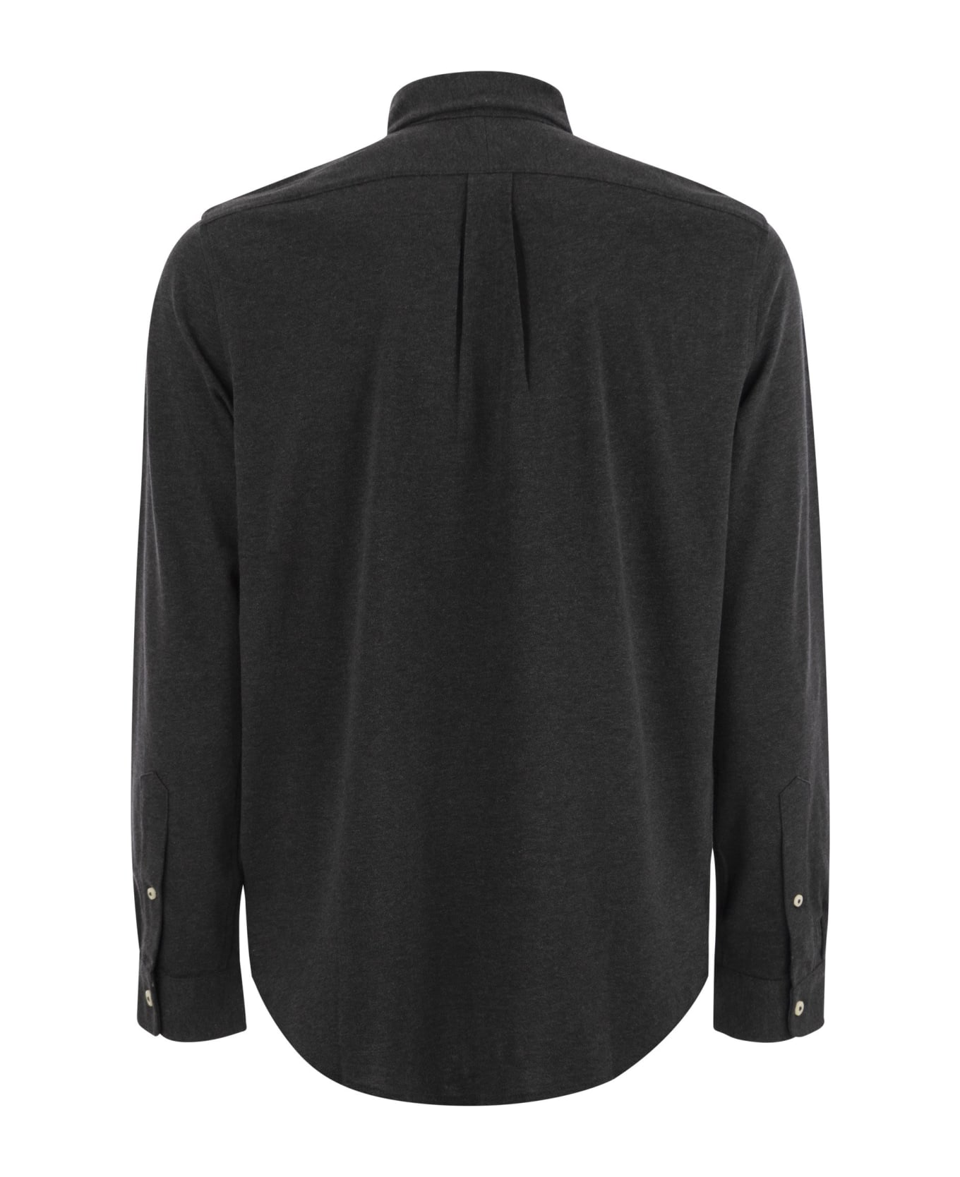 Polo Ralph Lauren Ultralight Pique Shirt - Anthracite シャツ