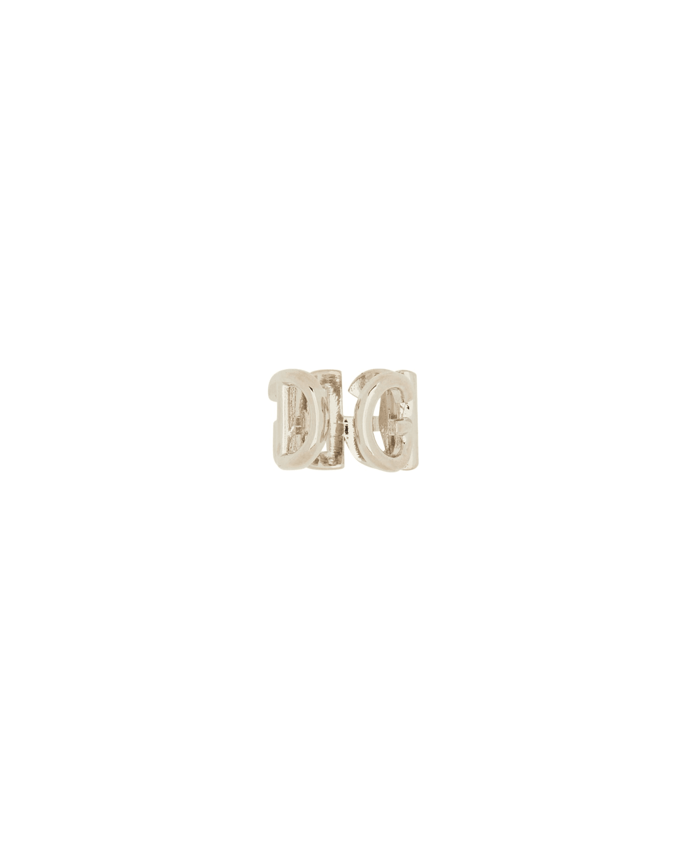 Dolce & Gabbana Mono Ear Ear Cuff With Logo - SILVER name:461