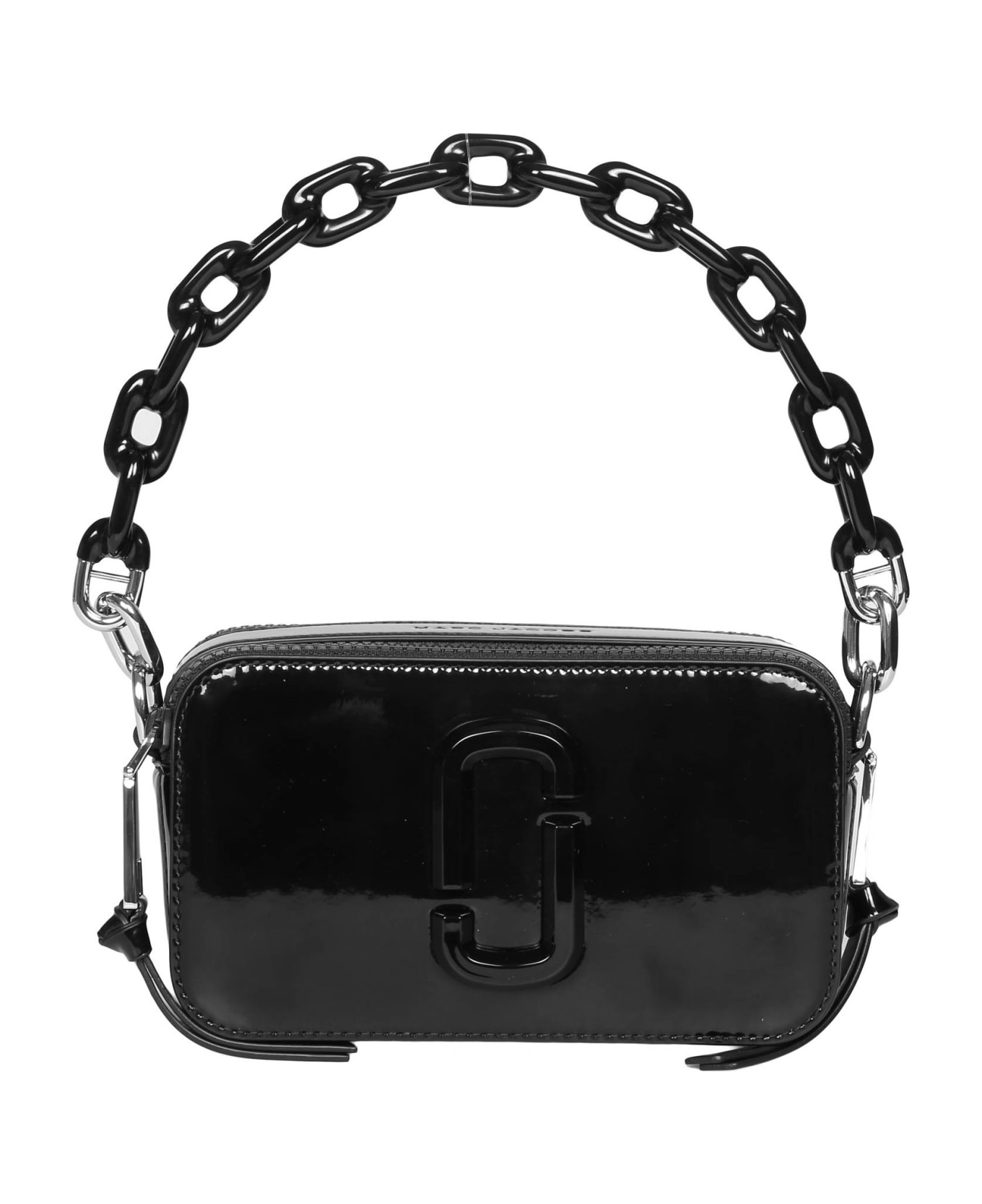 Marc Jacobs Snapshot In Pantent Leather Color Black - Black