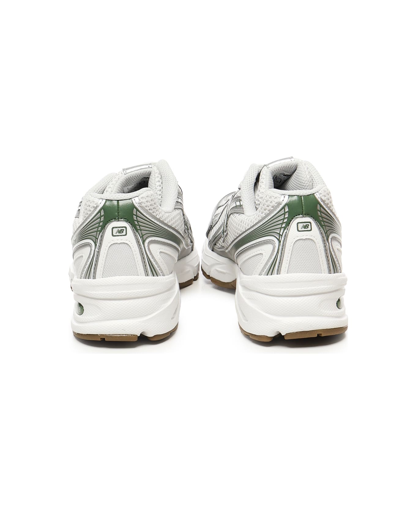 New Balance 740 Sneakers - WHITE/SILVER/GREEN