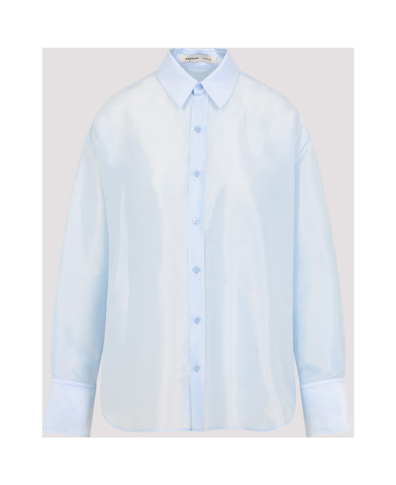 Carven Mens Shirt - Duck Egg Blue