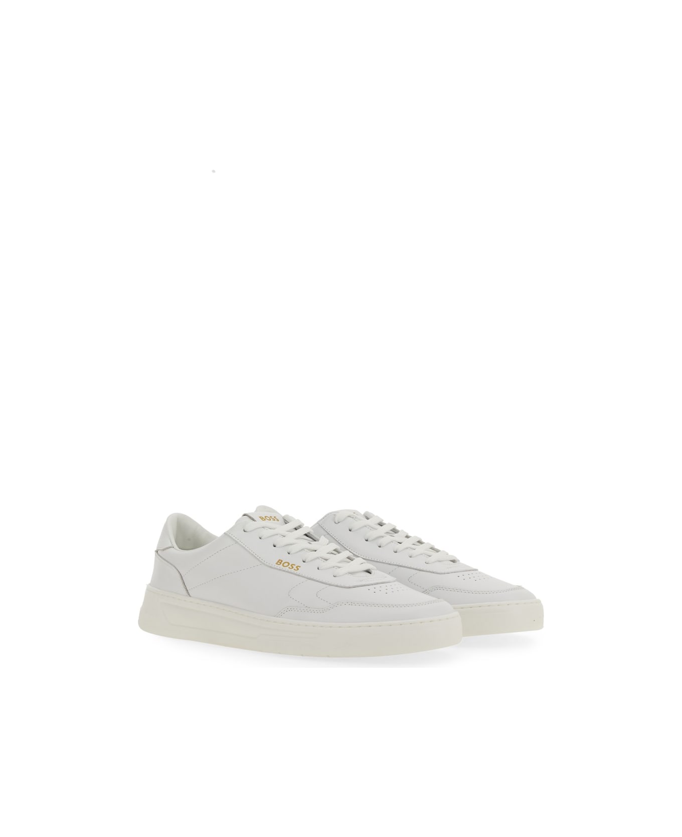 Hugo Boss Sneaker With Logo - WHITE