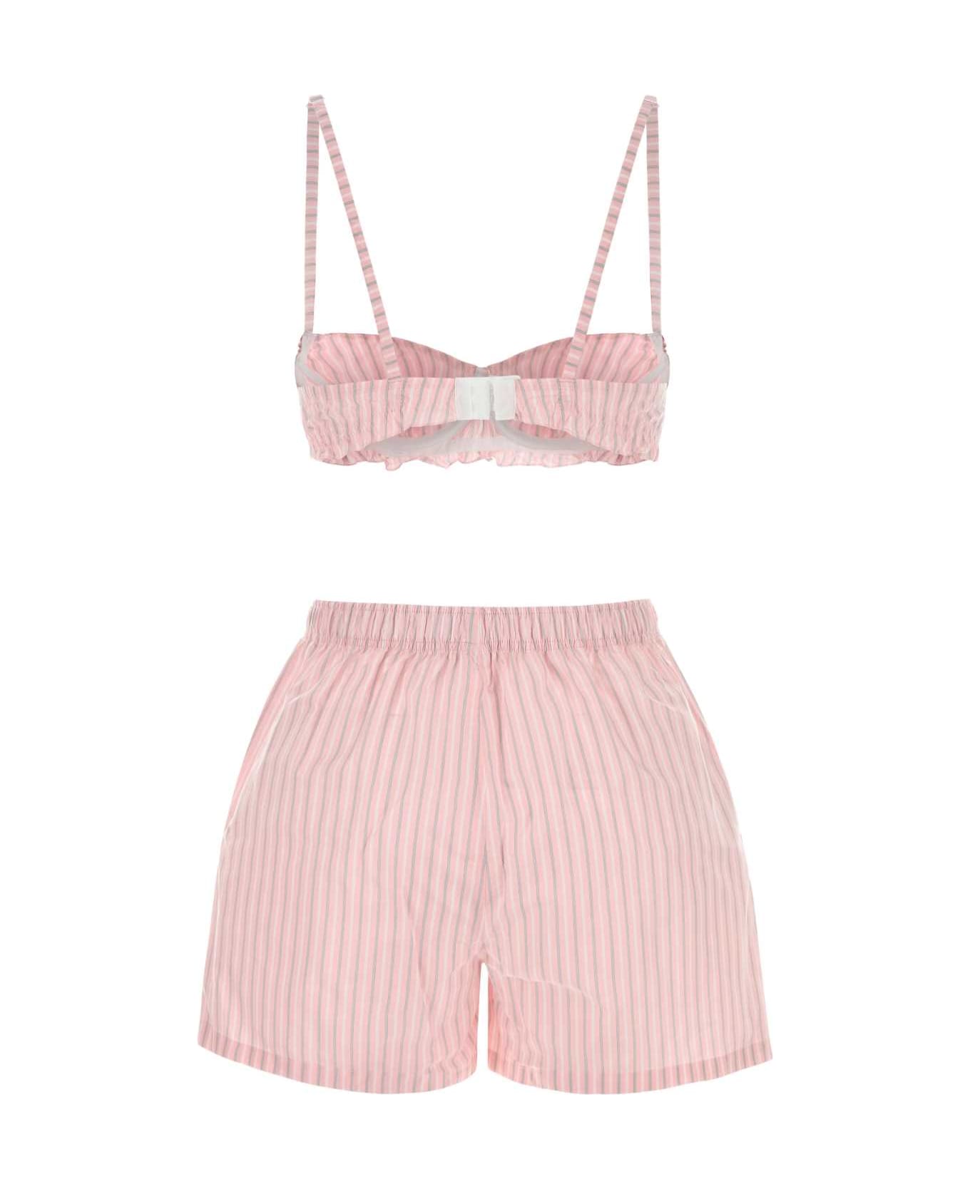 Philosophy di Lorenzo Serafini Embroidered Poplin Set - FANTASIAROSA