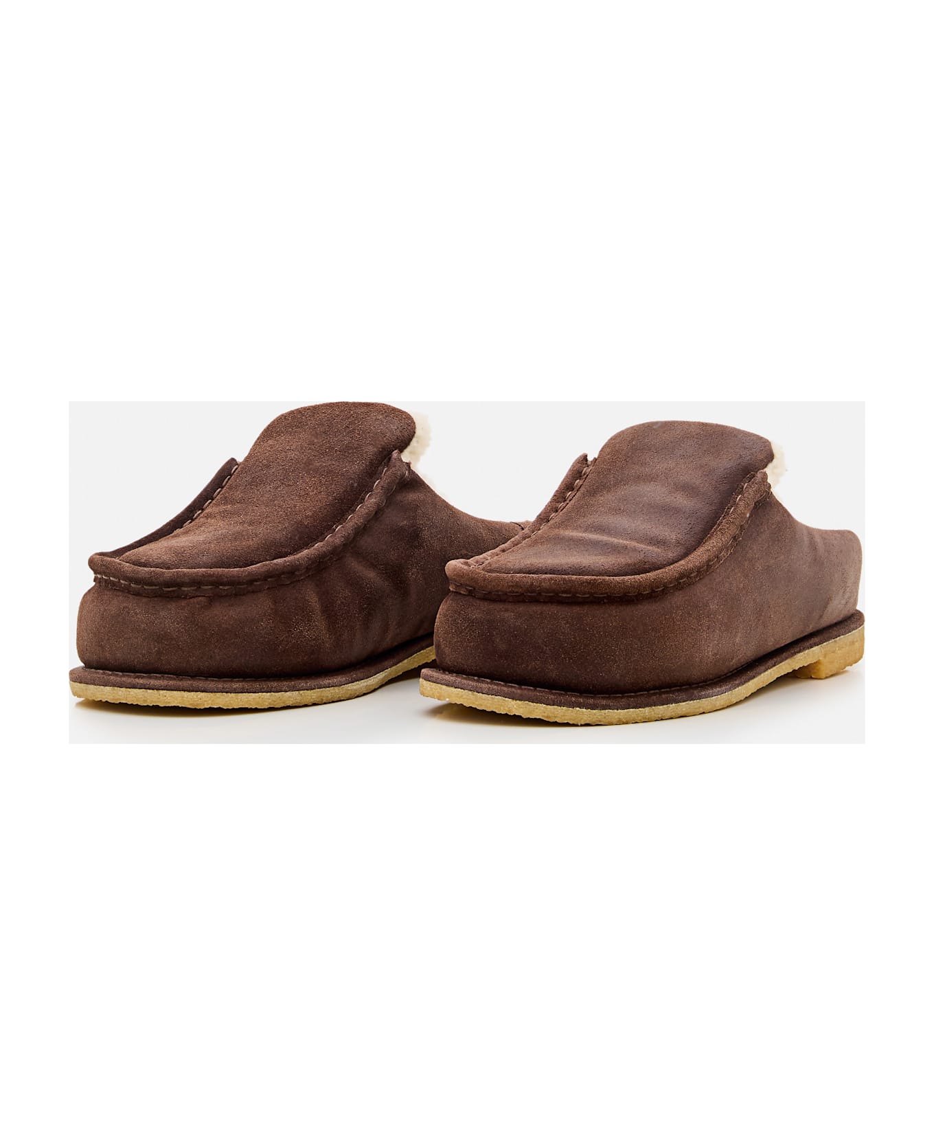 J.W. Anderson Suede Mules - Brown