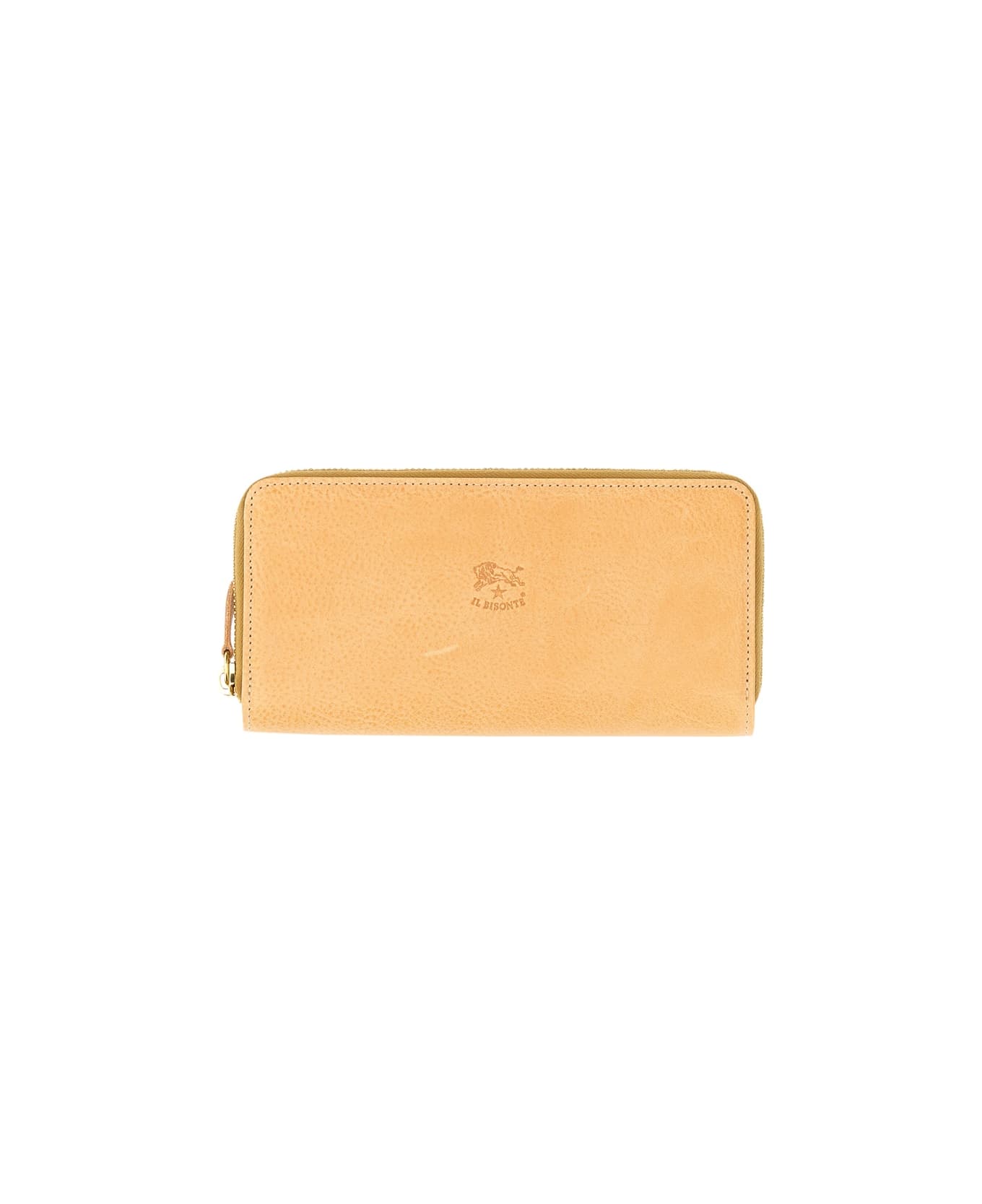 Il Bisonte Zipped Wallet - BEIGE