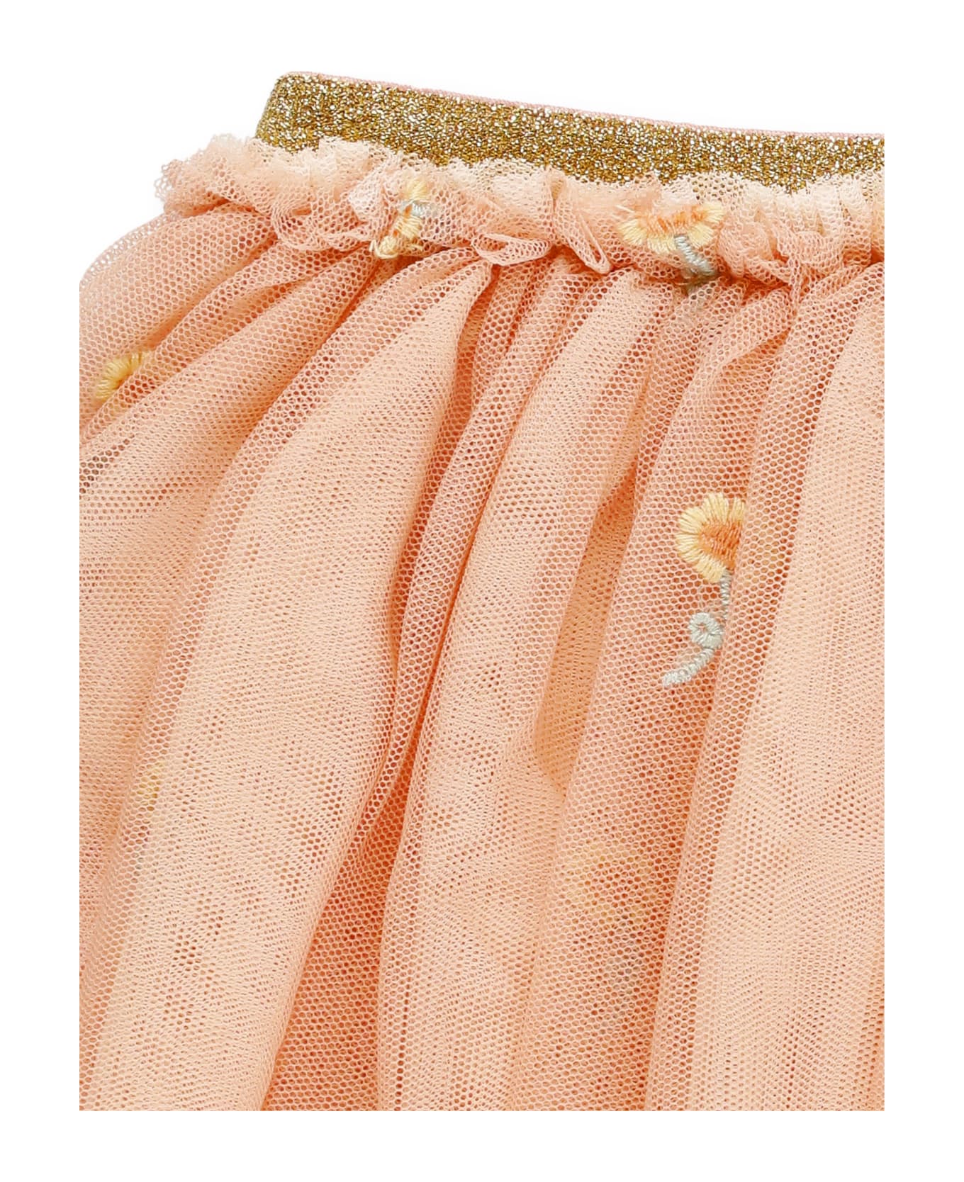Stella McCartney Sunflower Embroidery Skirt - Pink